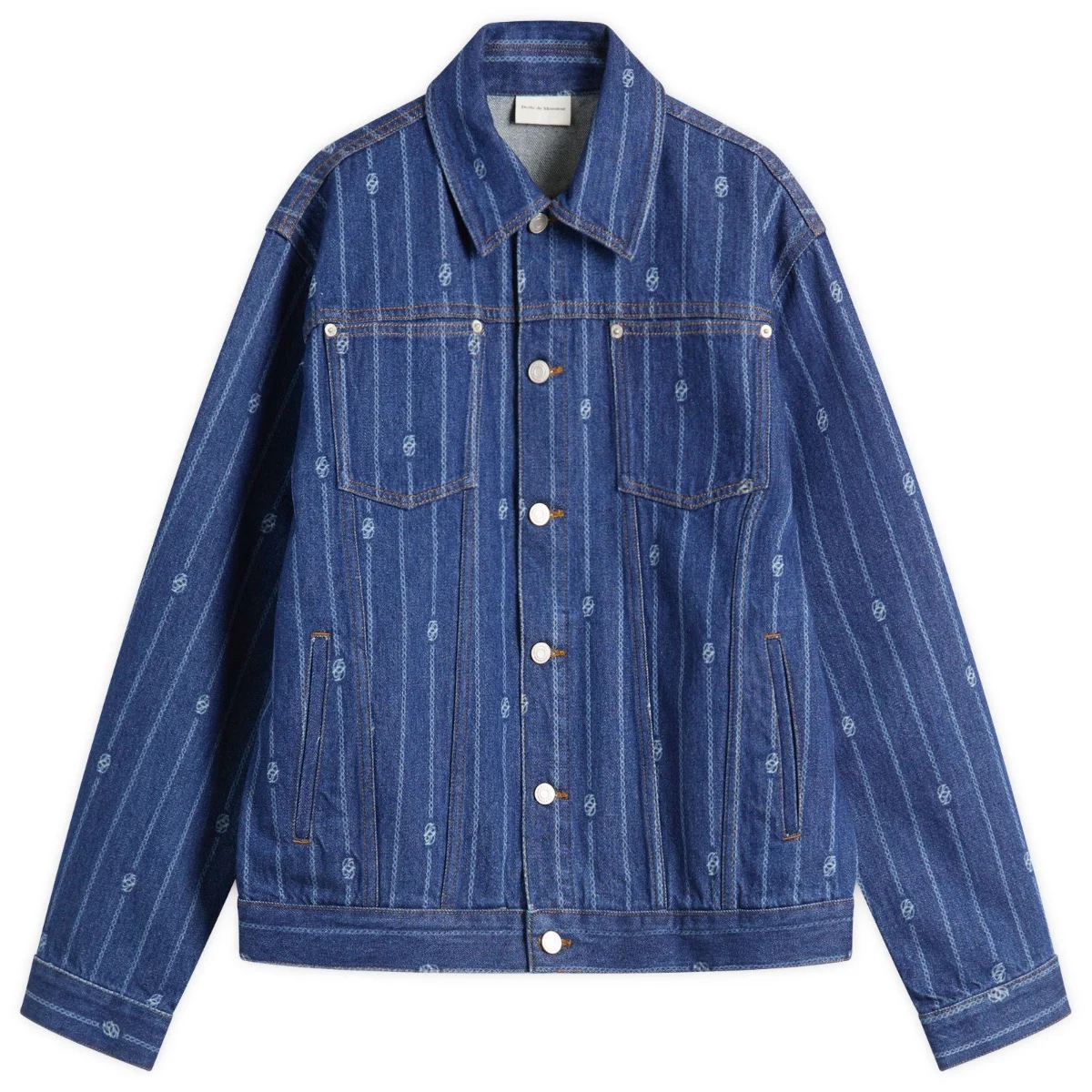 Drole De Monsieur Monogram Denim Jacket
