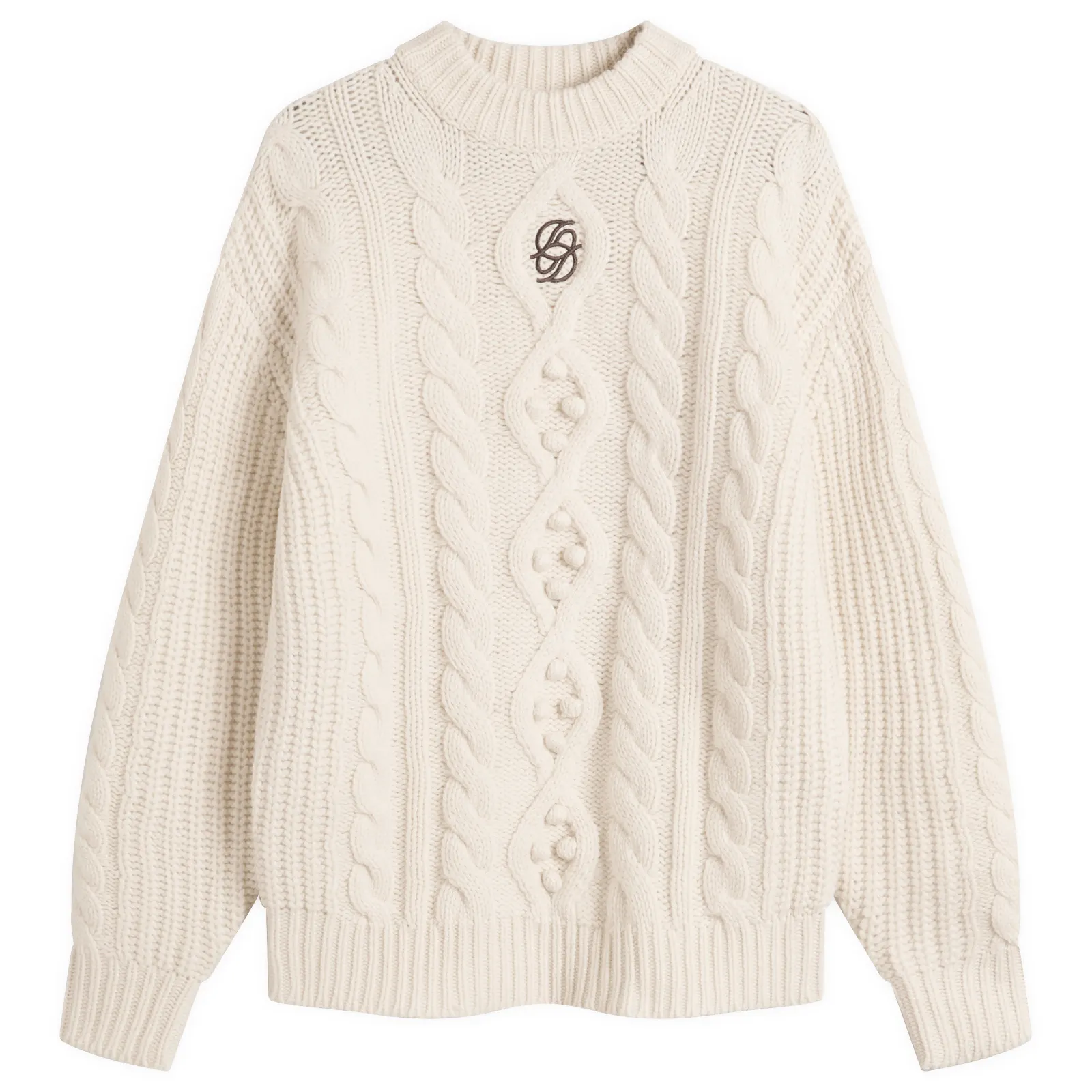 Drole De Monsieur Cable Knit Jumper