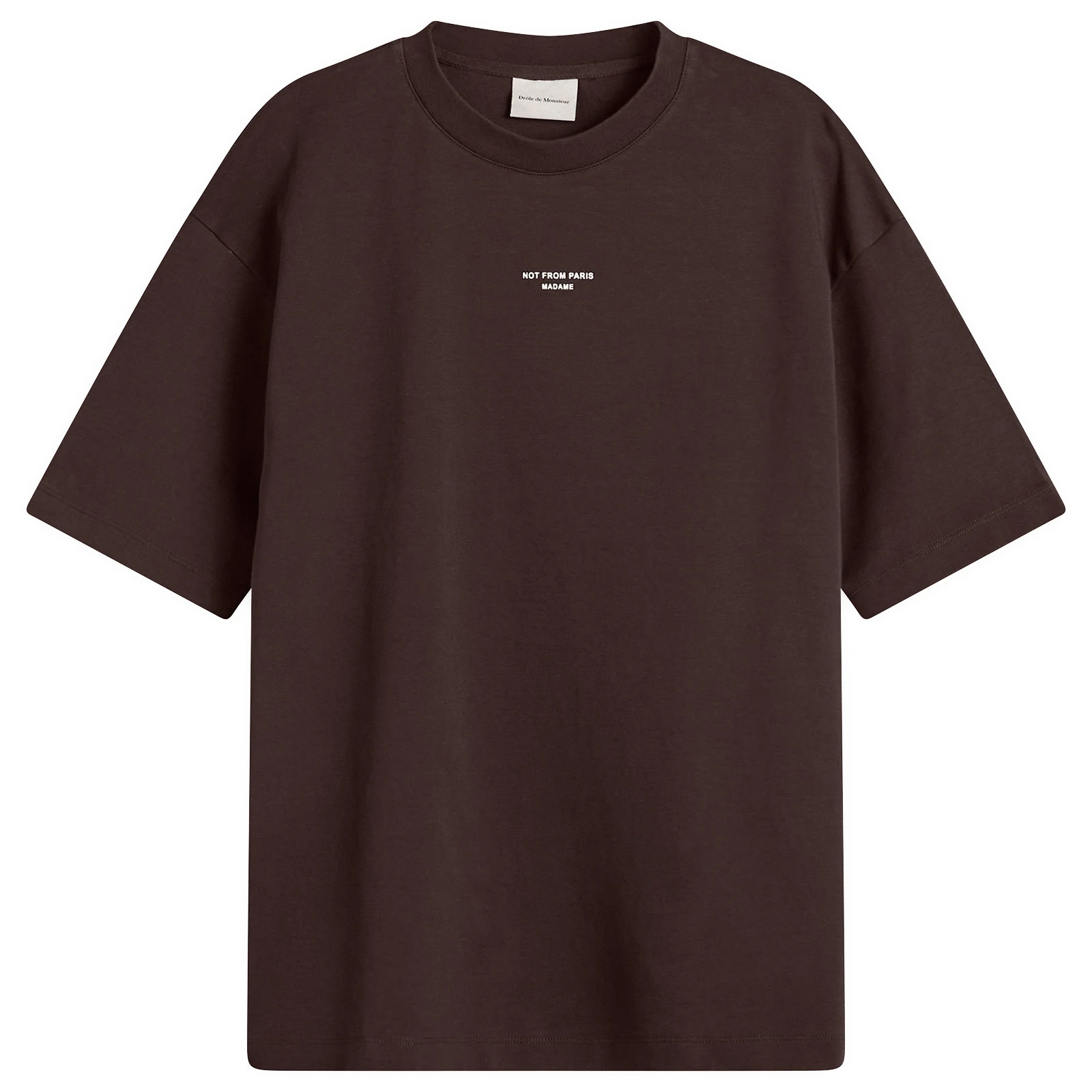 Drole De Monsieur Classic Slogan T-Shirt