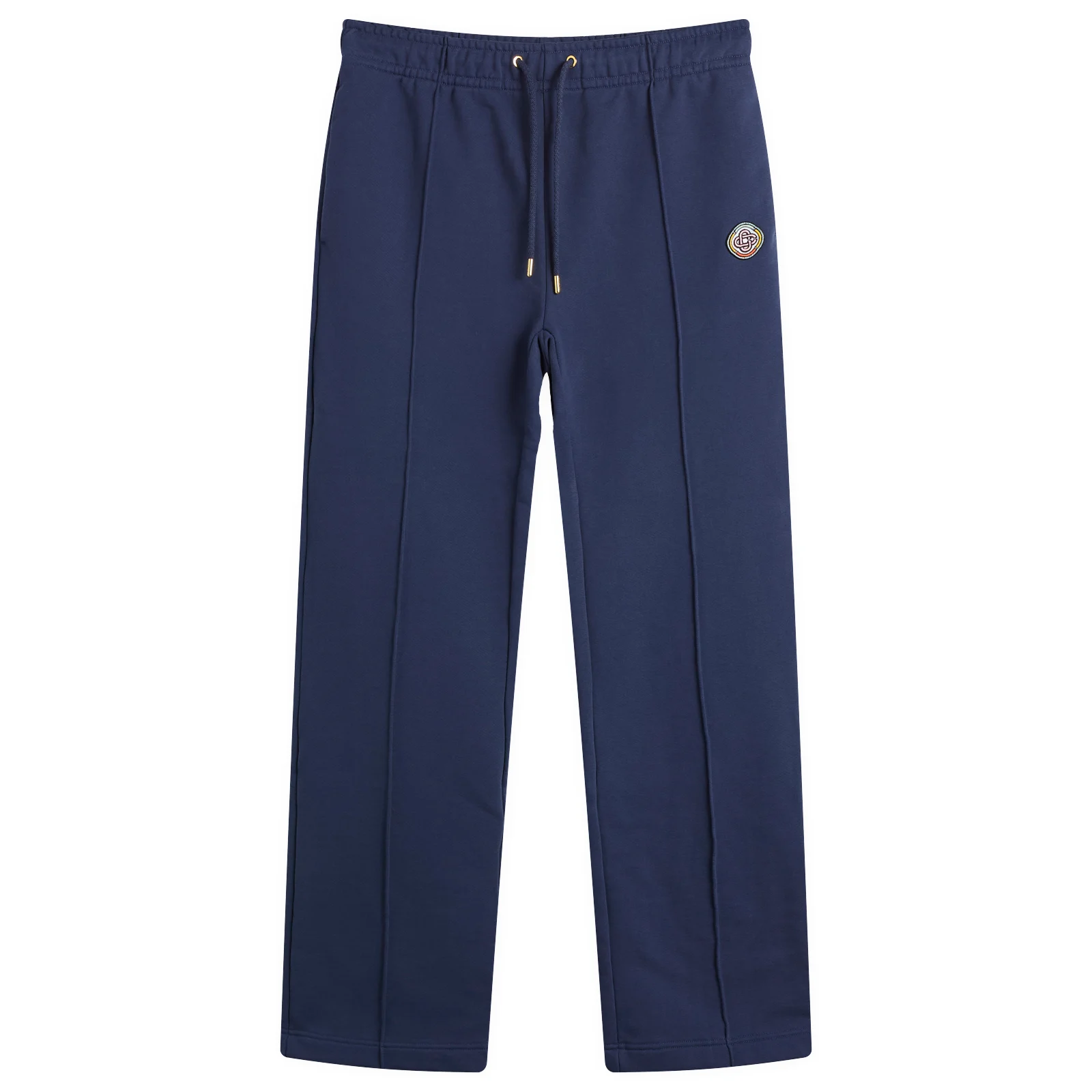 Casablanca Navy Loopback Patch Open Hem Jogger