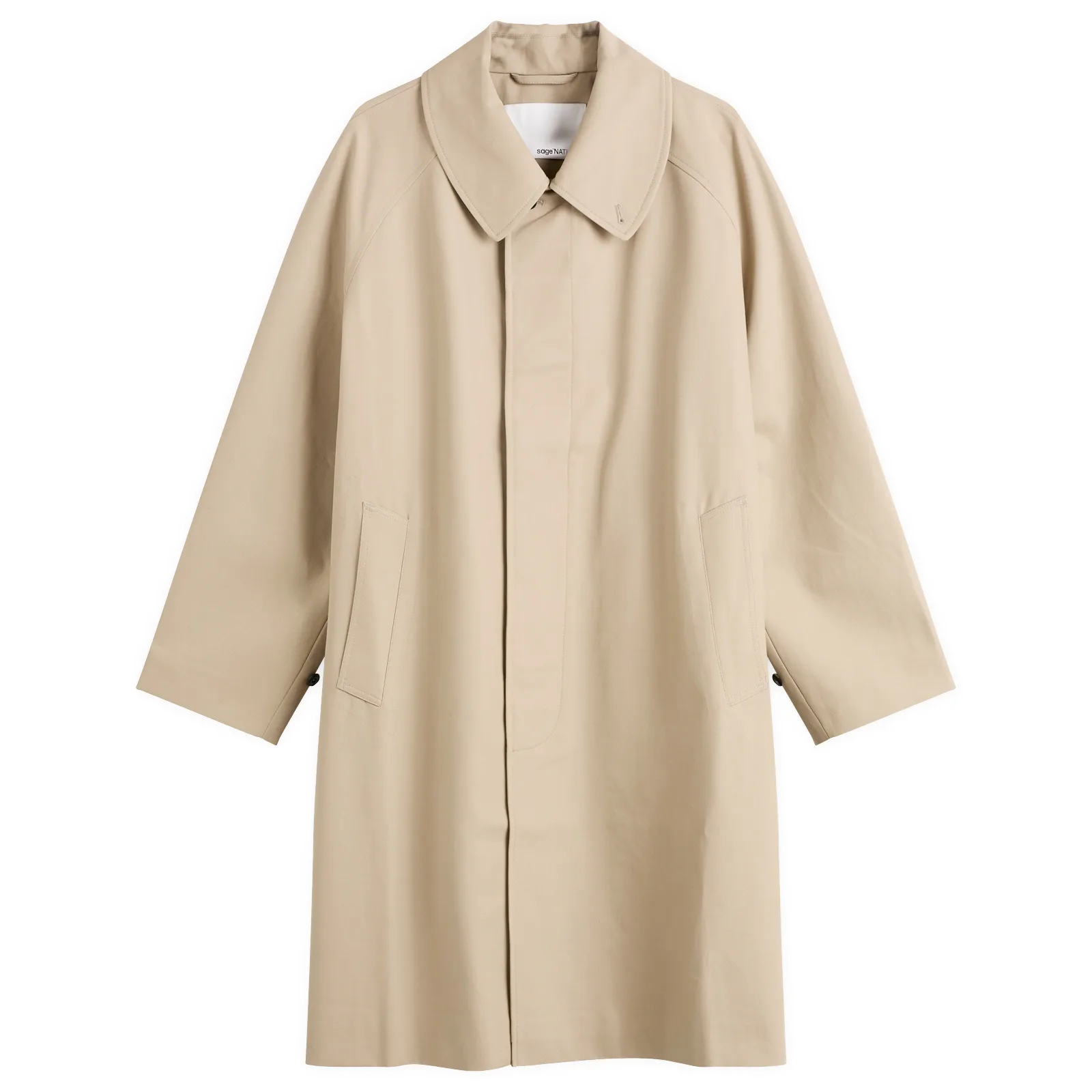 Sage Nation Westminster Raglan Sleeve Overcoat