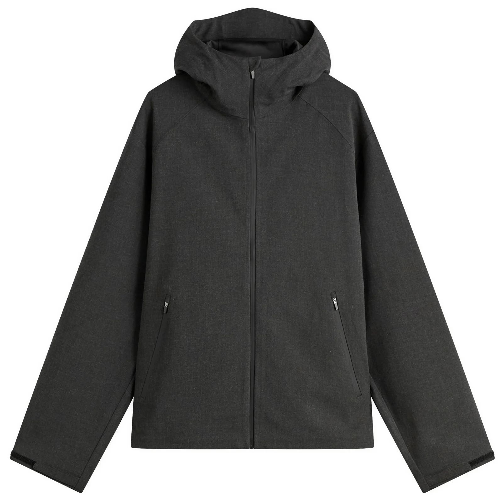 Hiking Patrol Waypoint Texture Hooded Jacket