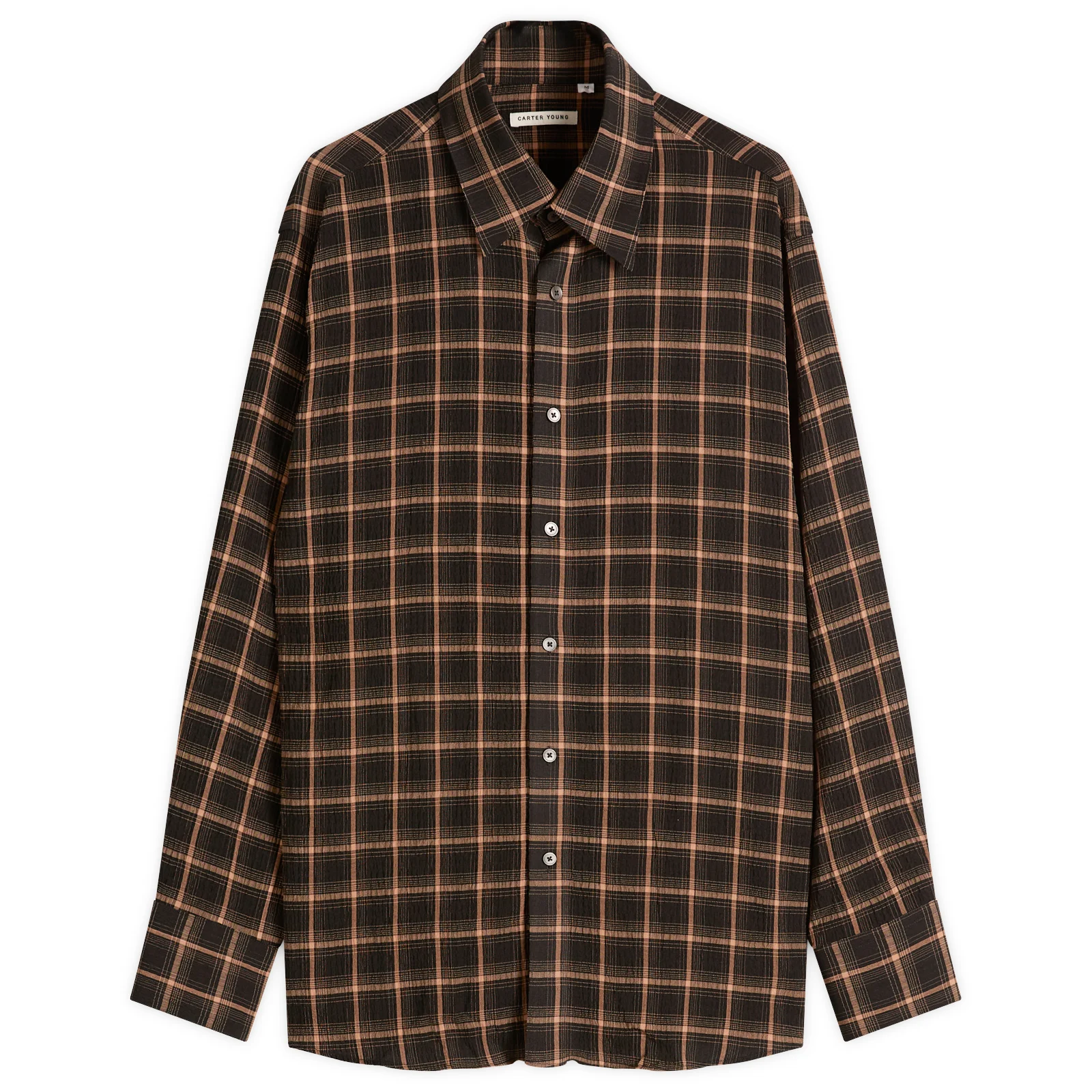 Carter Young Plaid Business Shirt