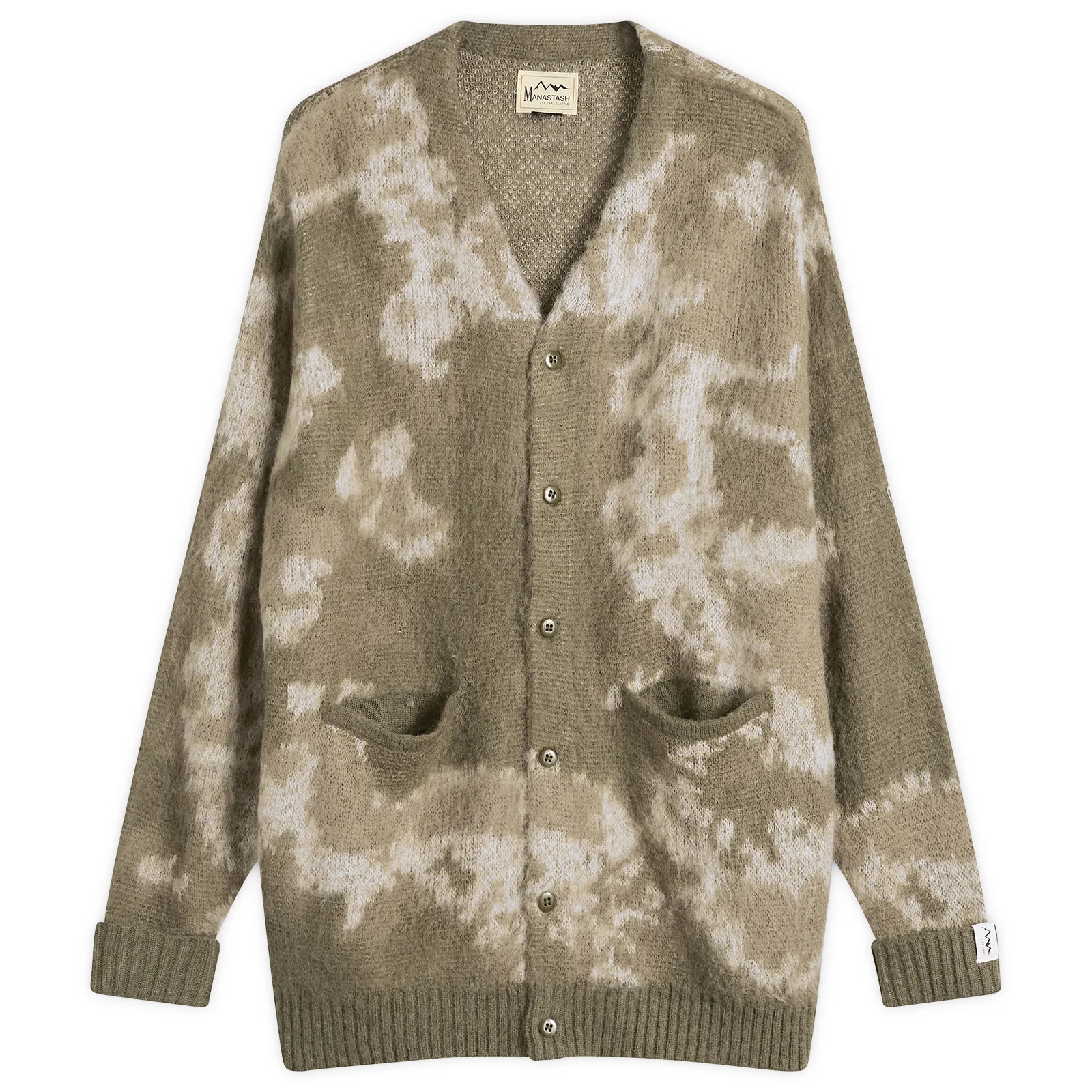 Manastash Blurry Jaquard Cardigan