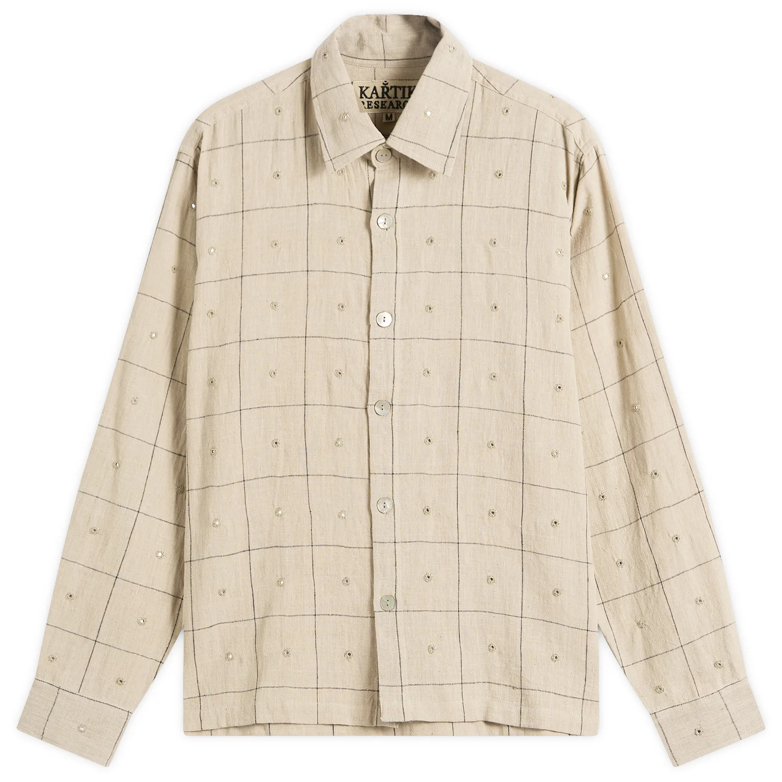Kartik Research Embroidered Mirror Box Shirt