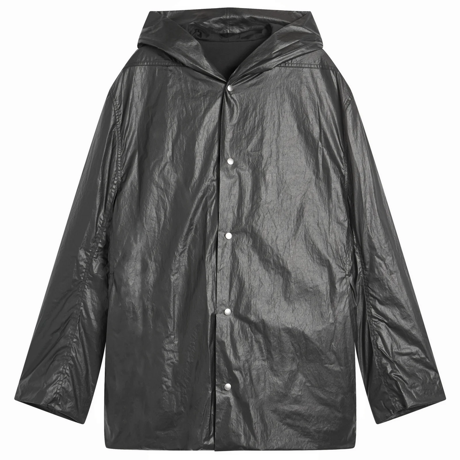Rick Owens Coated Poplin Cropped Mac