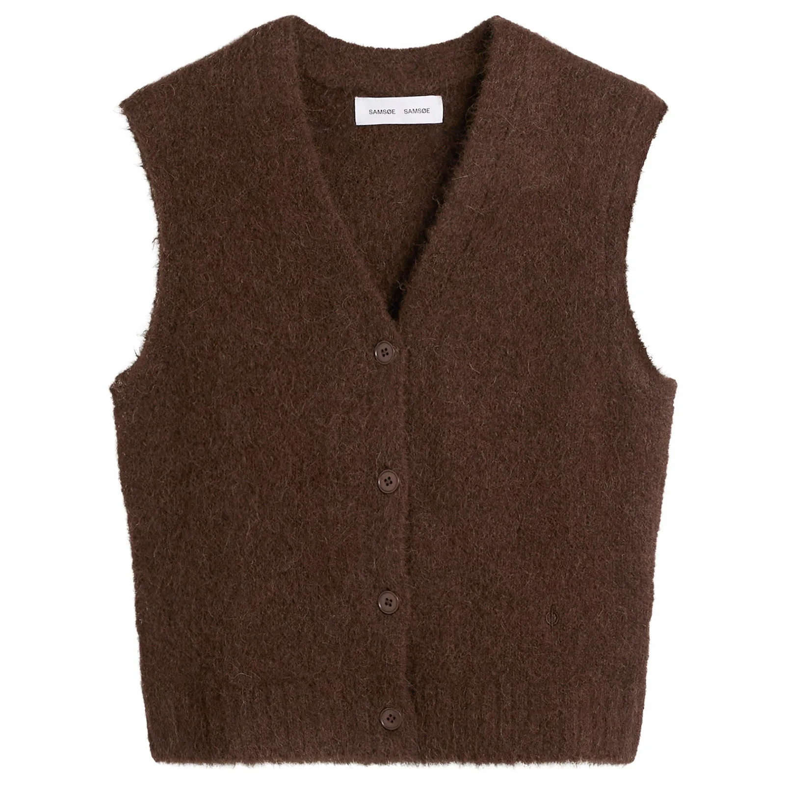 Samsøe Samsøe Sajeanne Hairy Knit Vest Top