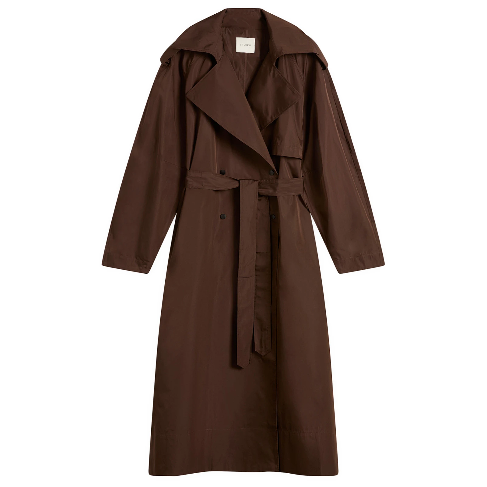 ST. Agni Paper Taffeta Relaxed Trench