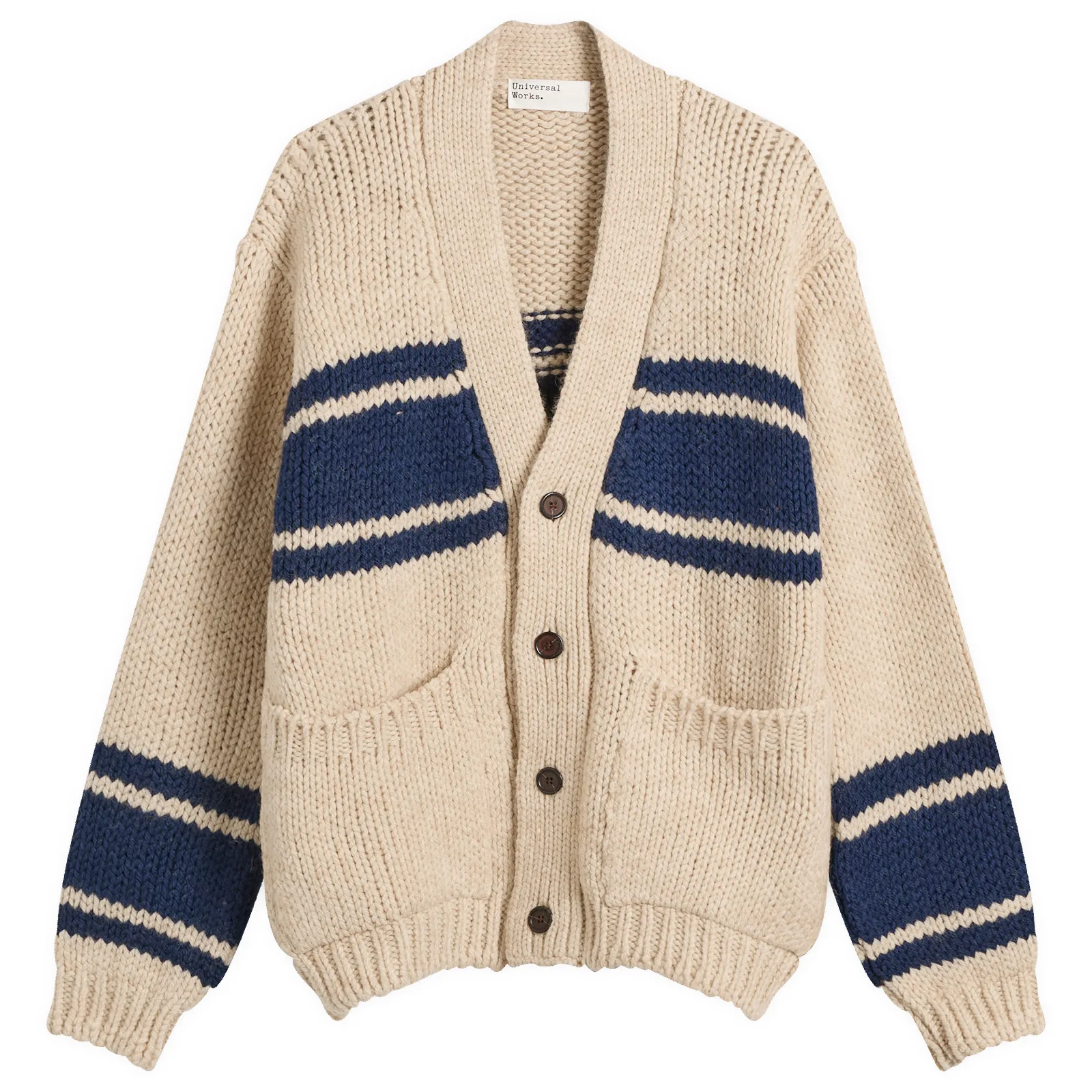 Universal Works Langdale Chunky Knit Cardigan