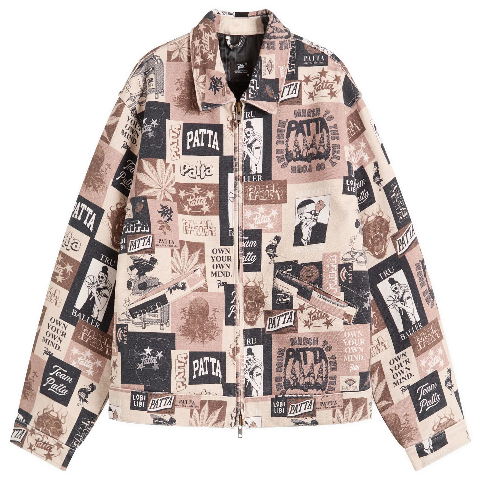 Patta Collage Insulated Canvas Jacket
