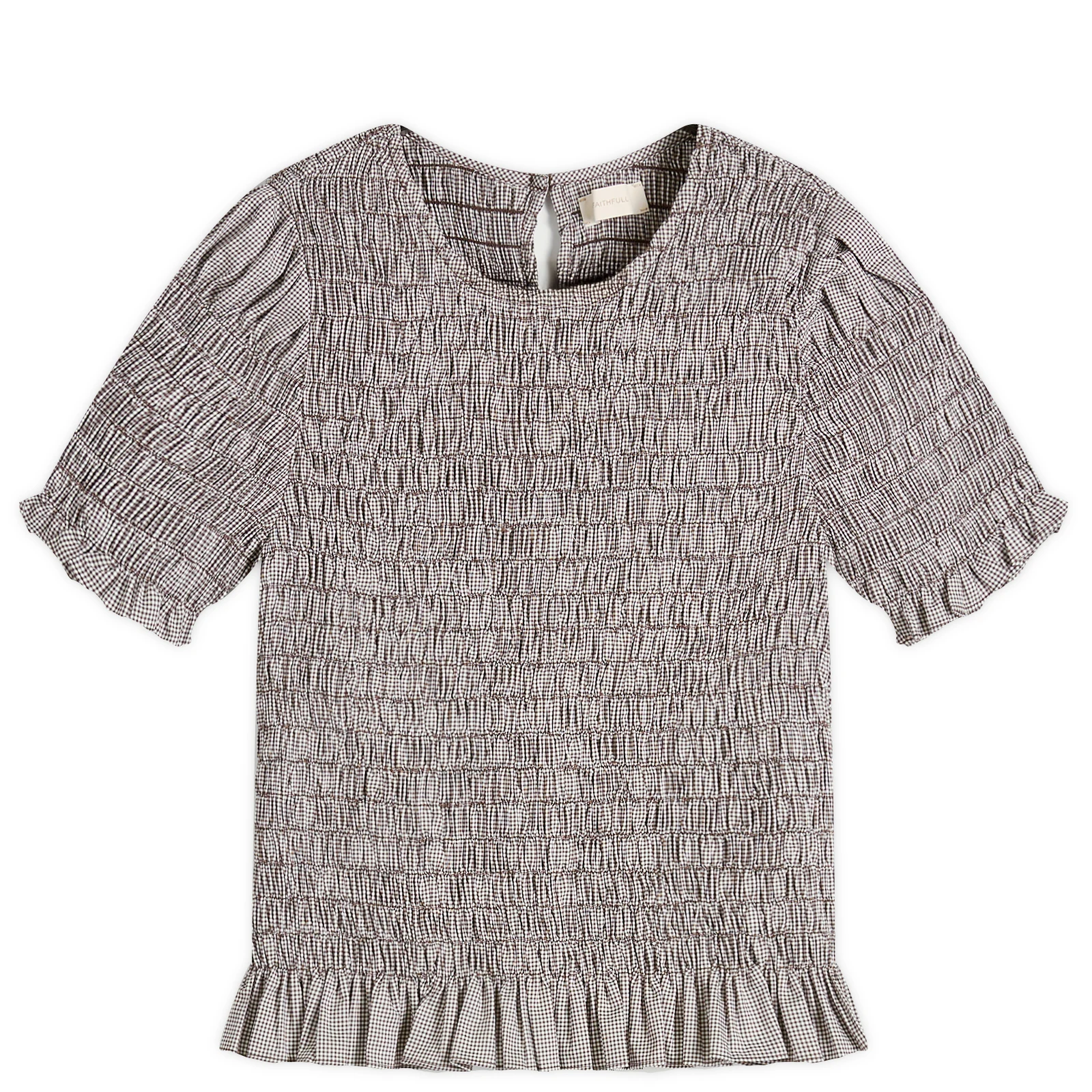 Faithfull The Brand Edda Gingham Top