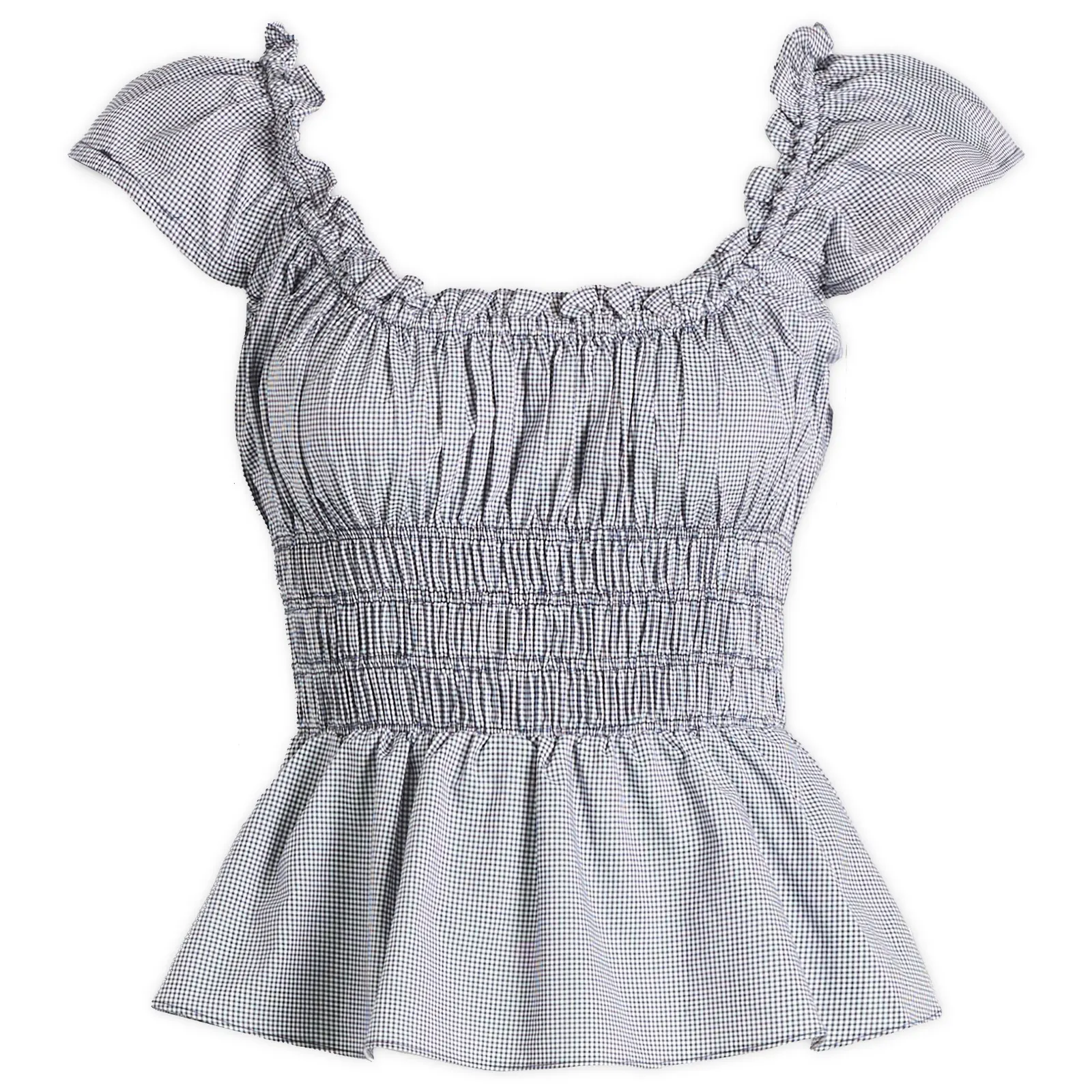 Faithfull The Brand Janne Gingham Top