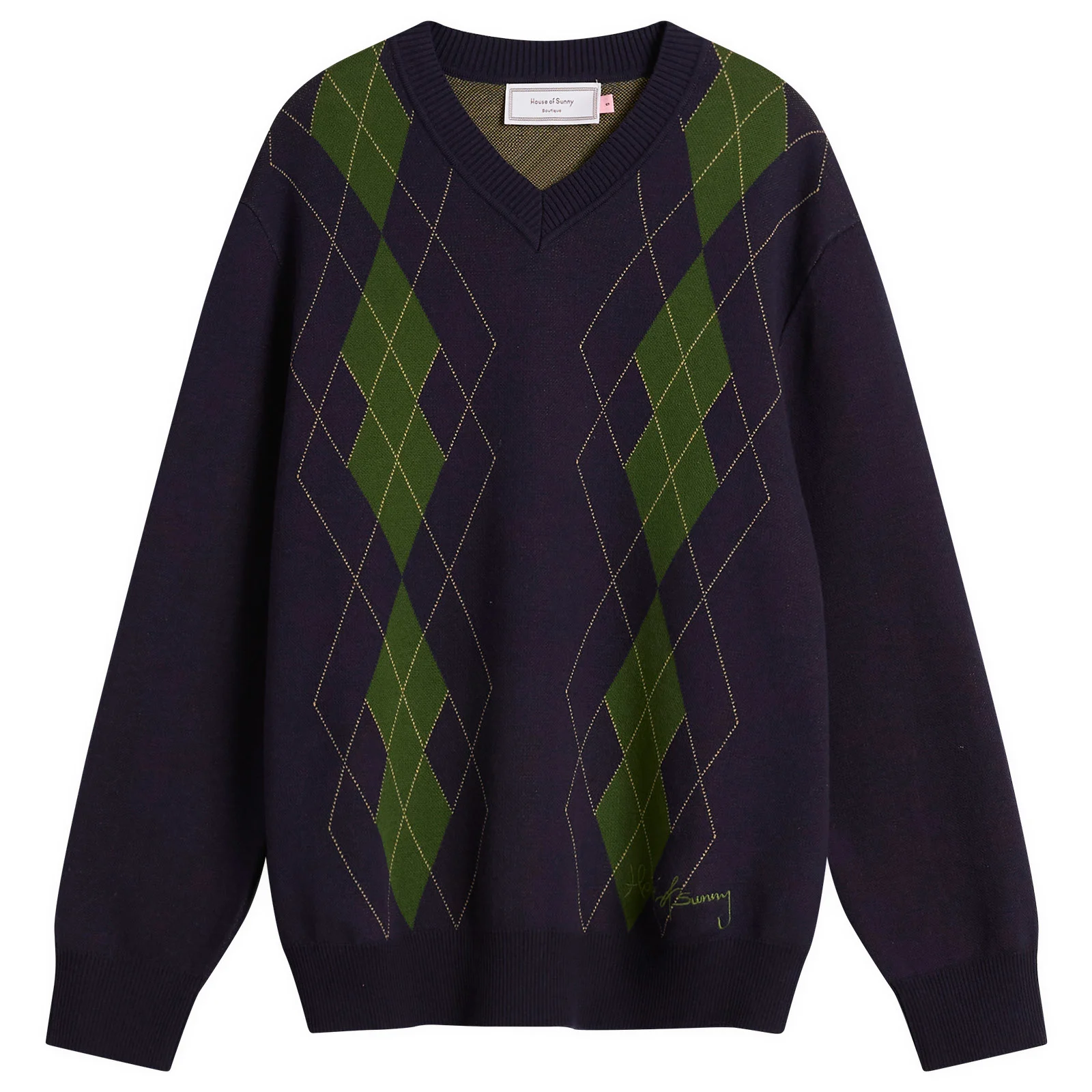 House of Sunny Argyle Jumper