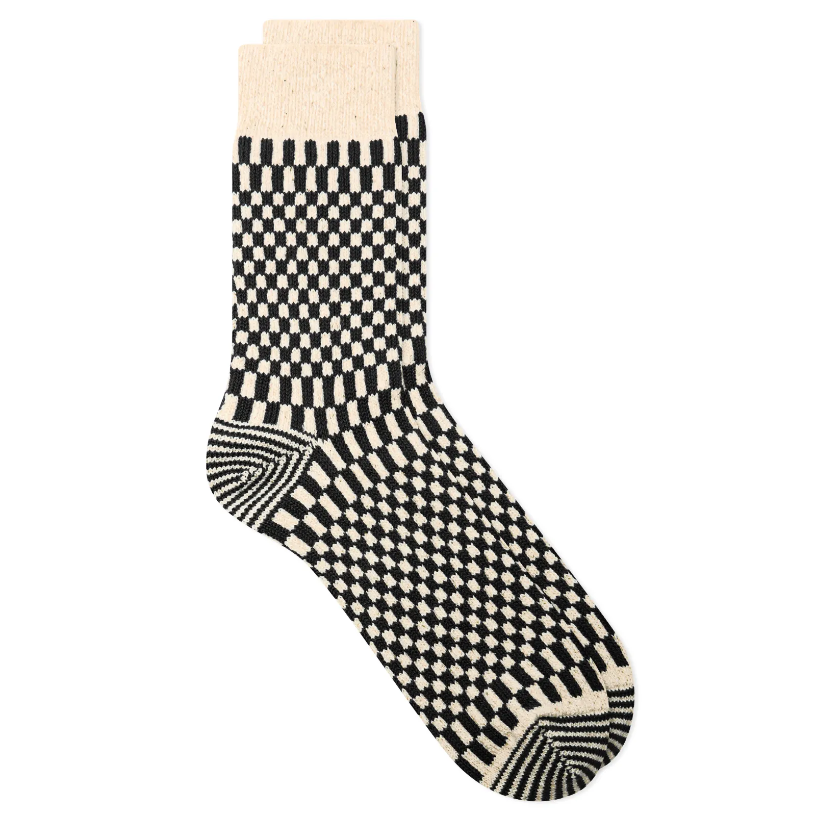 RoToTo Checkerboard Pattern Sock
