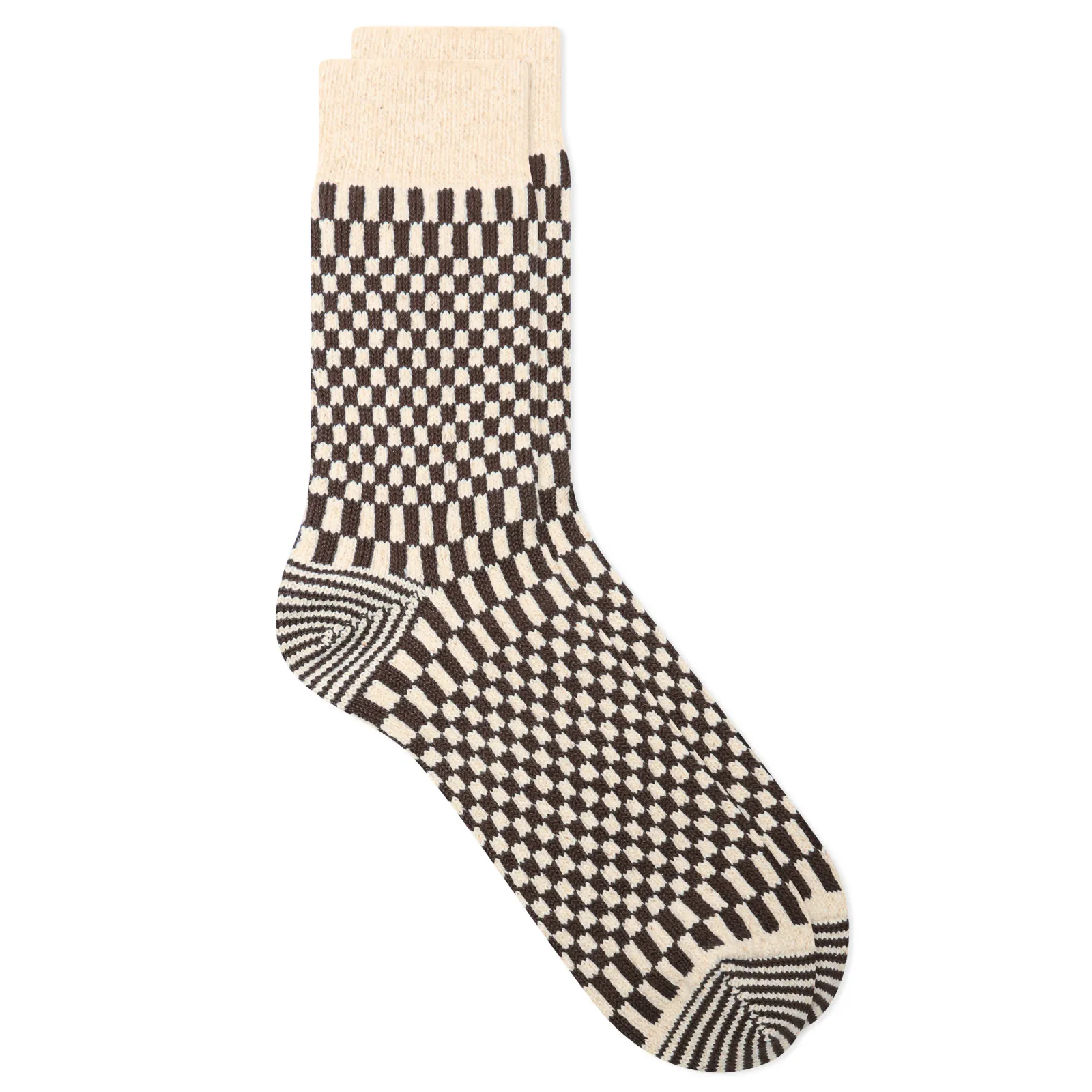 RoToTo Checkerboard Pattern Sock