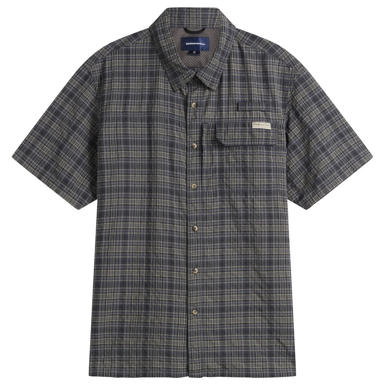 thisisneverthat Plaid Short Sleeve Fishing Shirt