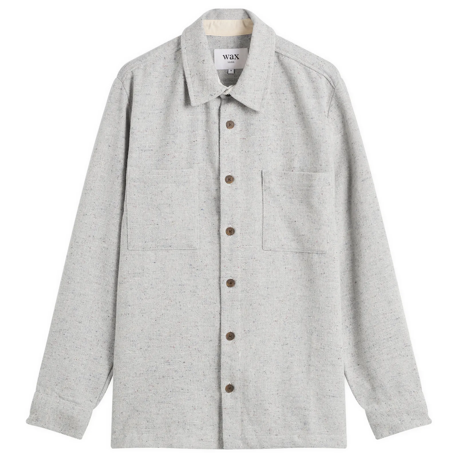 Wax London Whiting Wool Fleck Overshirt
