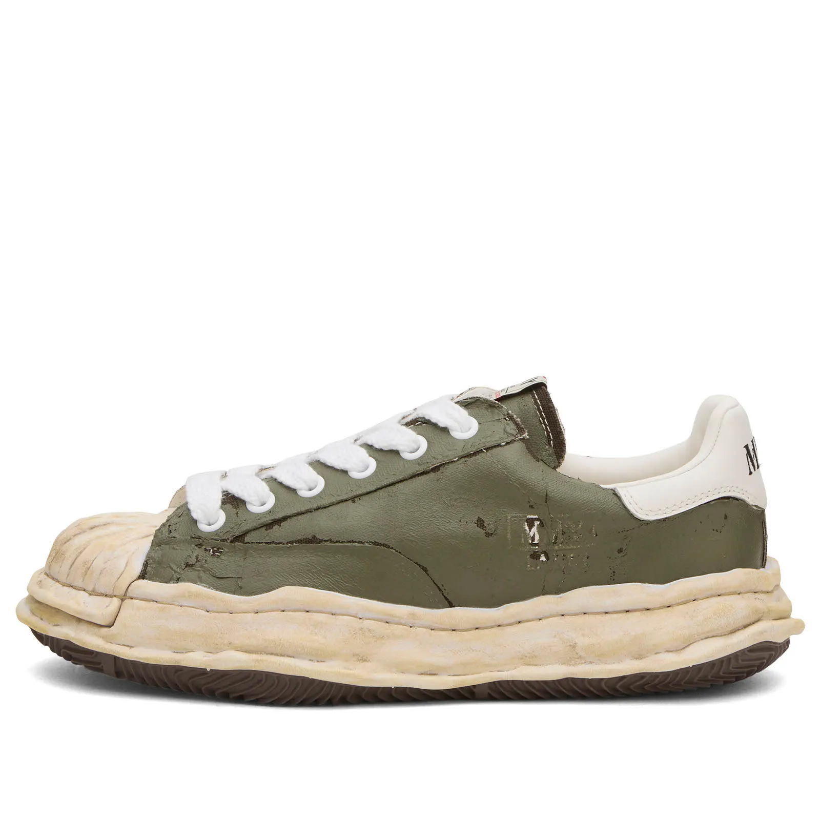 Maison MIHARA YASUHIRO Blakey Torn Film Canvas Low-Top
