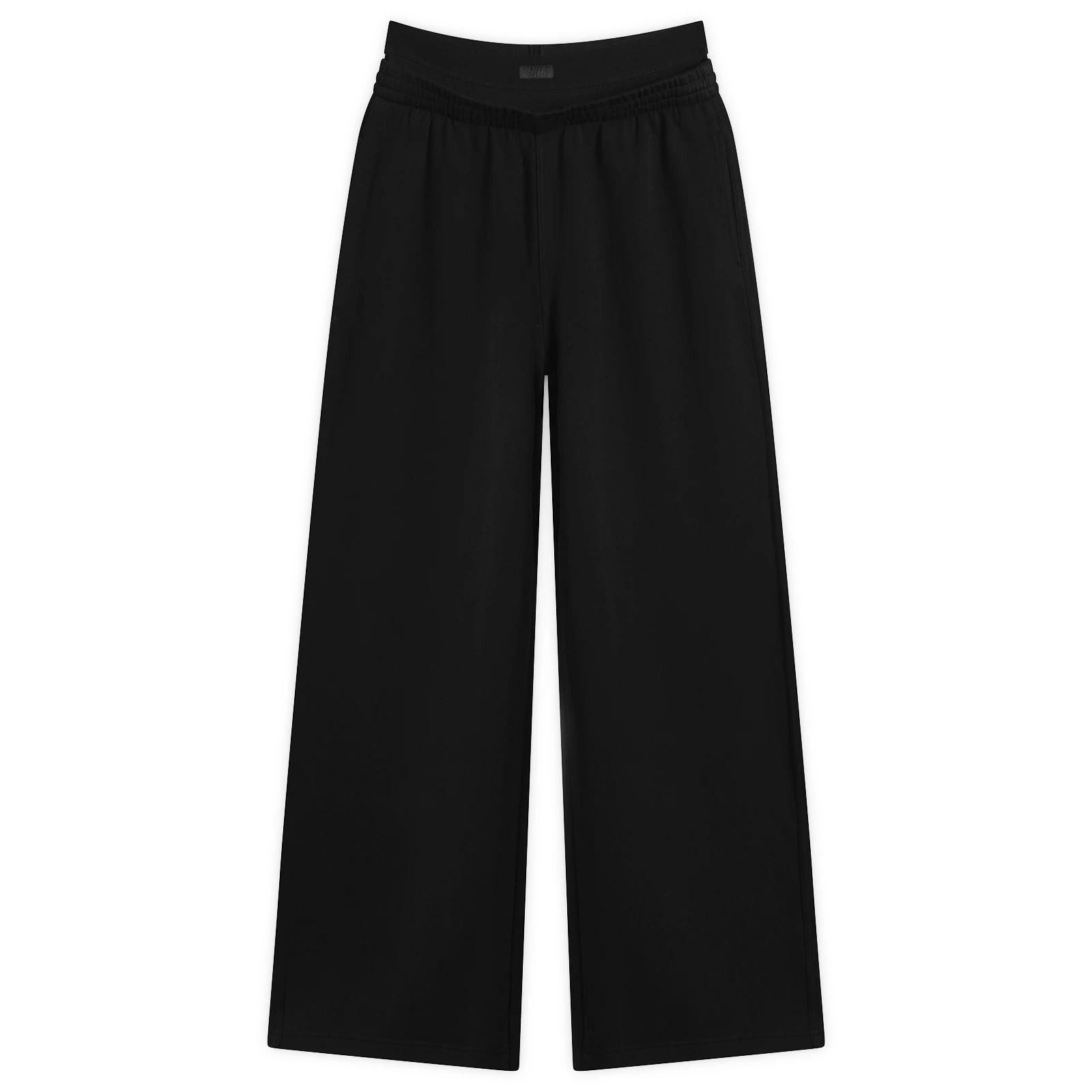 SKIMS Cotton Fleece Exposed Boxer Wide Leg Pants