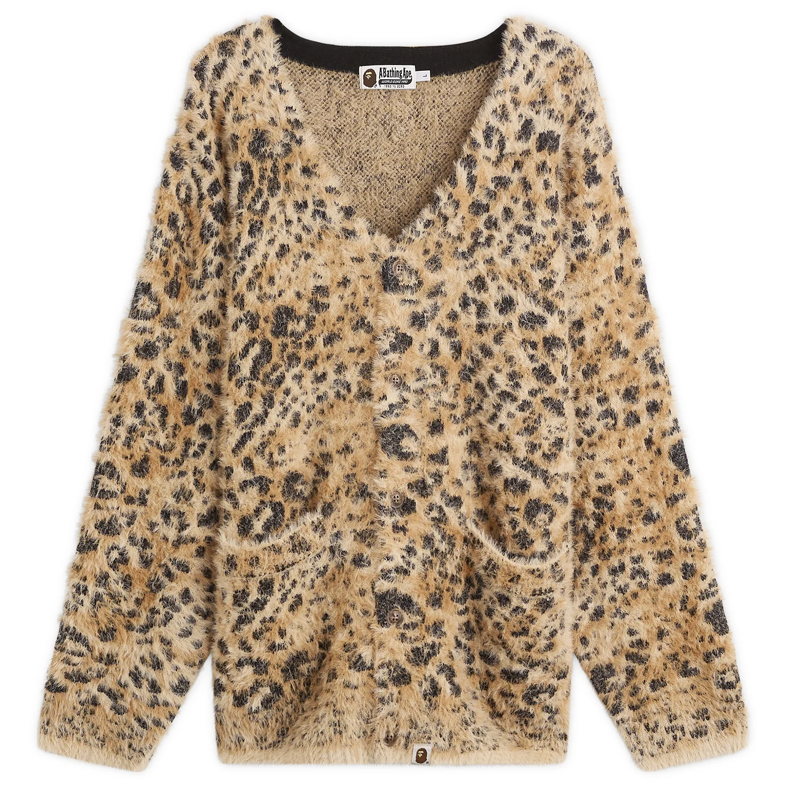 A Bathing Ape Wild Leopard Cardigan