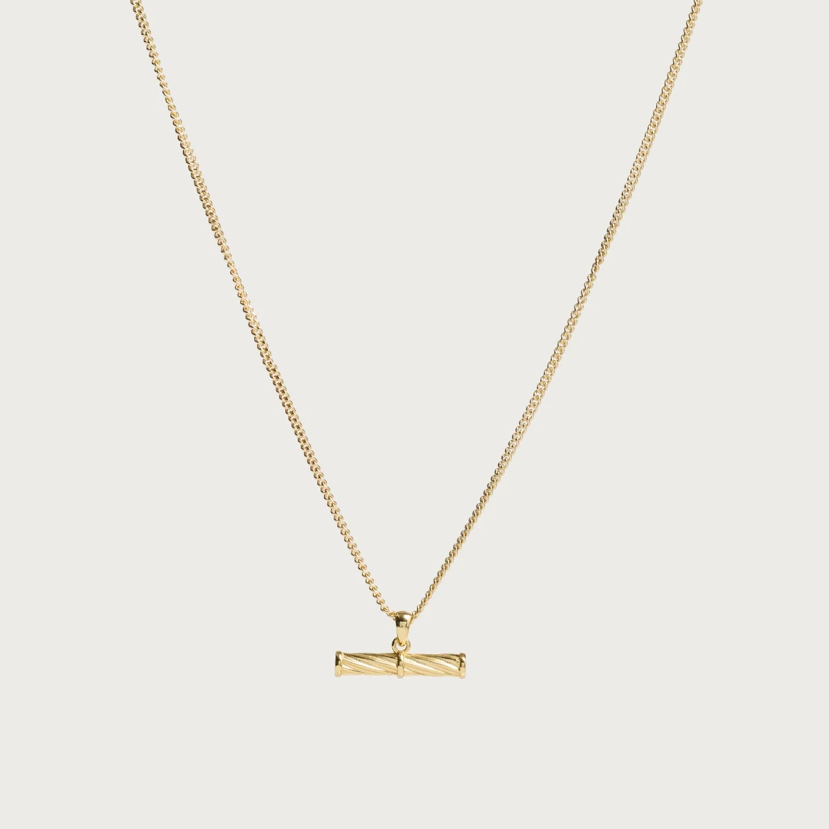 Serge DeNimes Helix T-Bar Necklace