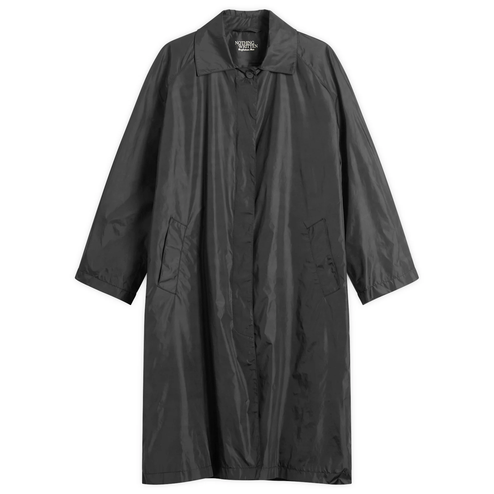 Nothing Written Urban Nylon Trench Coat