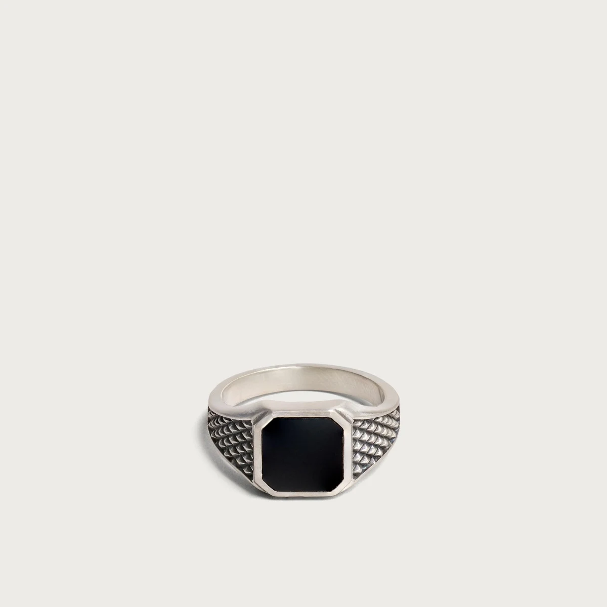 Serge DeNimes Onyx Armour Ring