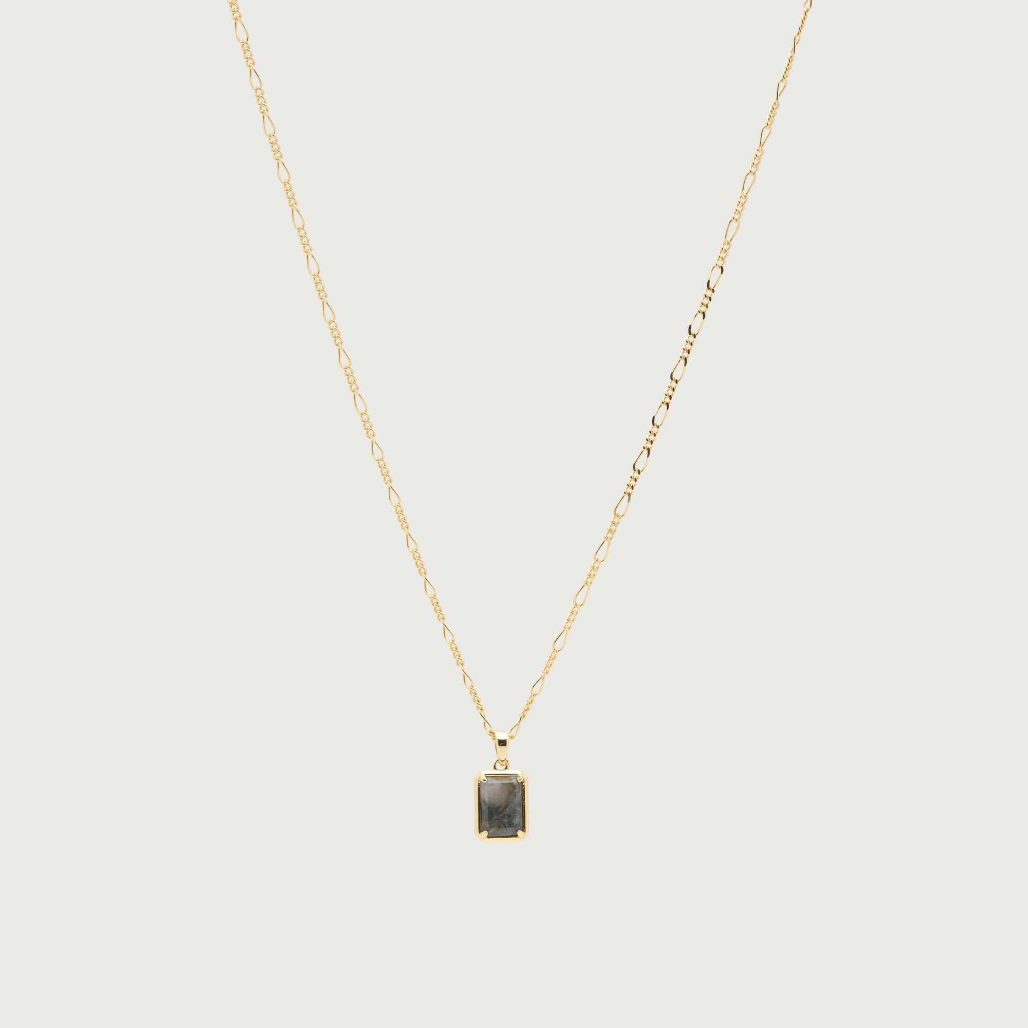 Serge DeNimes Moss Agate Necklace