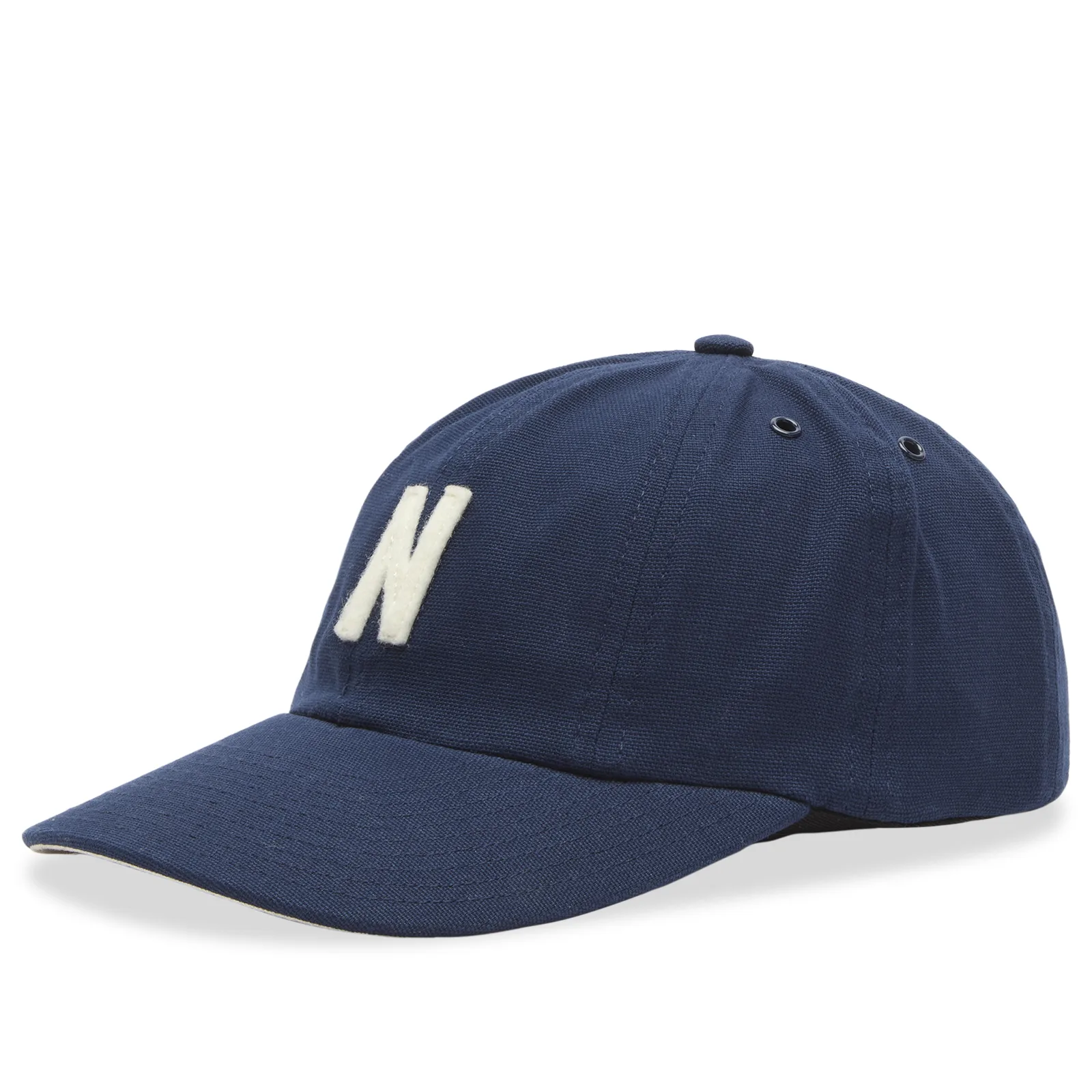Norse Projects Light Canvas Felt N 8 Panel Cap