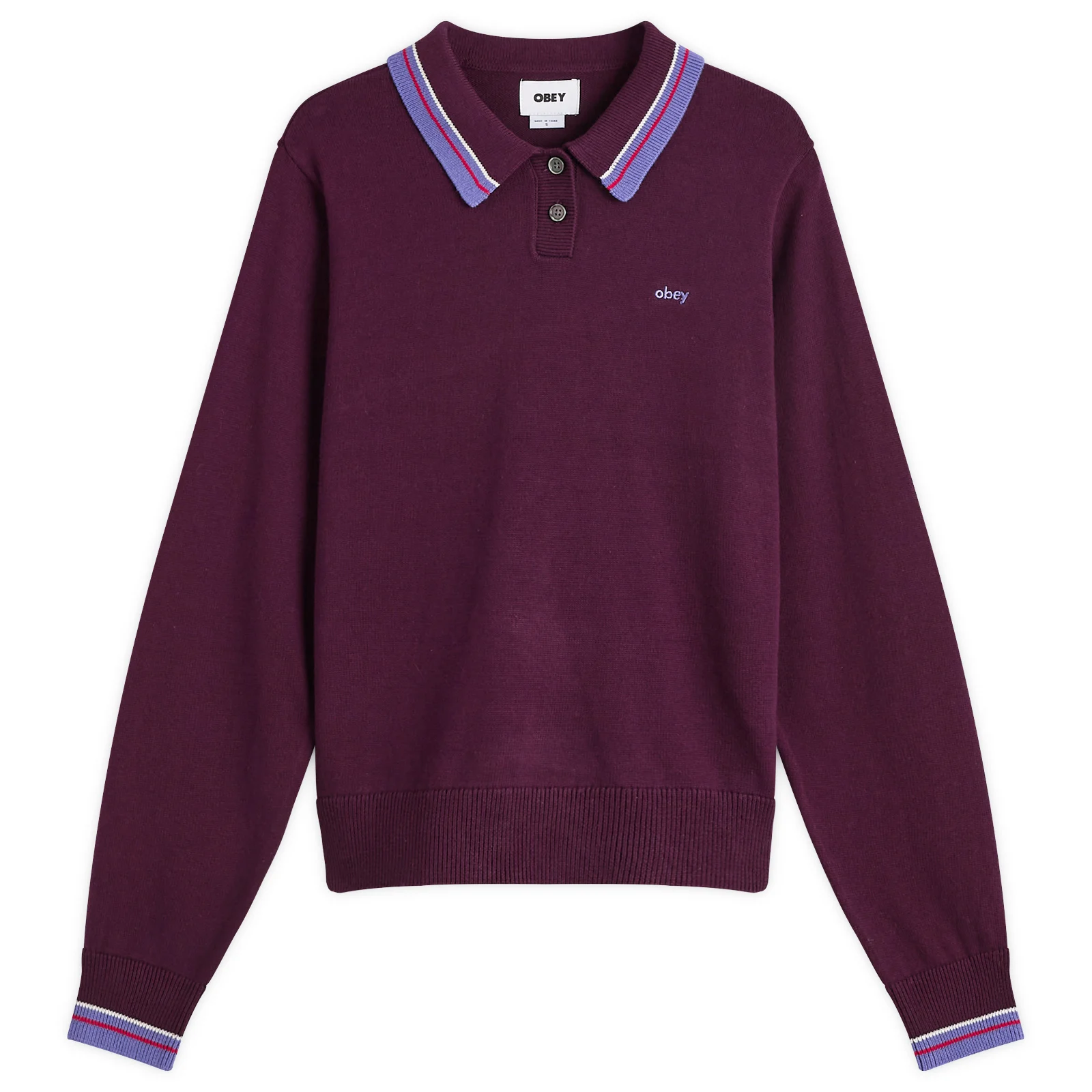 Obey Goalie Polo Sweater