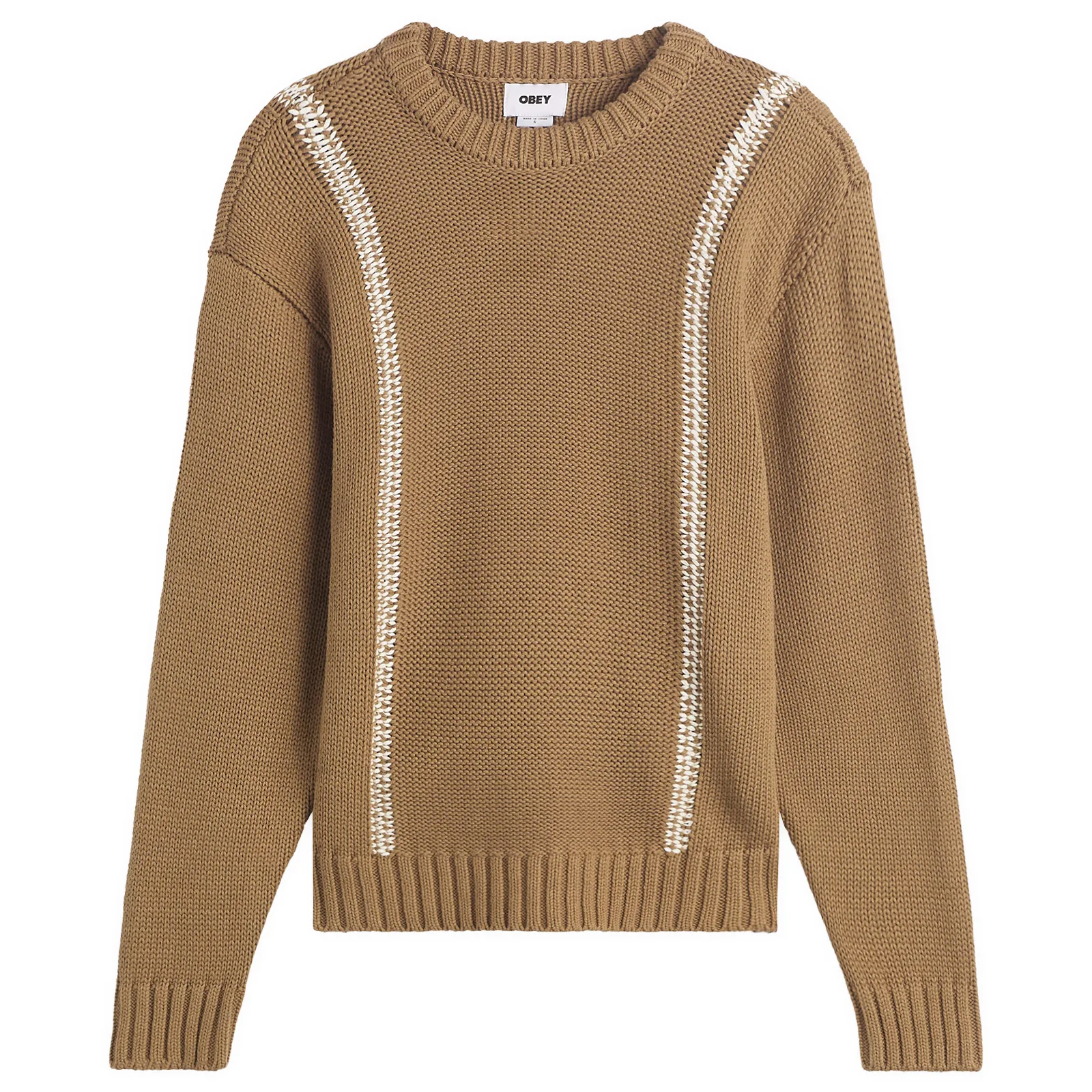 Obey Mend Stitch Crew Sweater