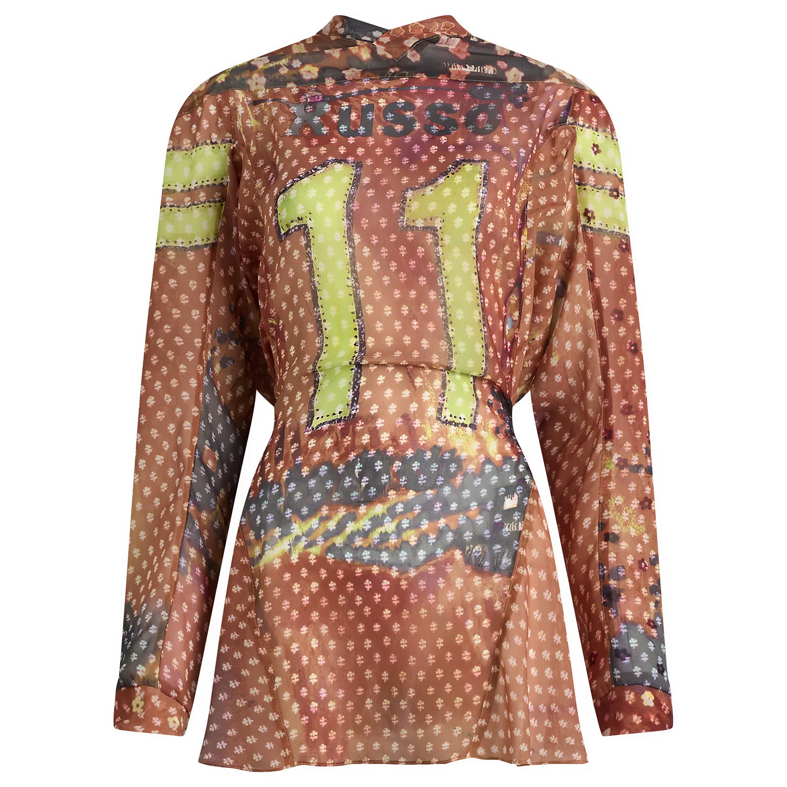 Paolina Russo Long Sleeve Short Dress