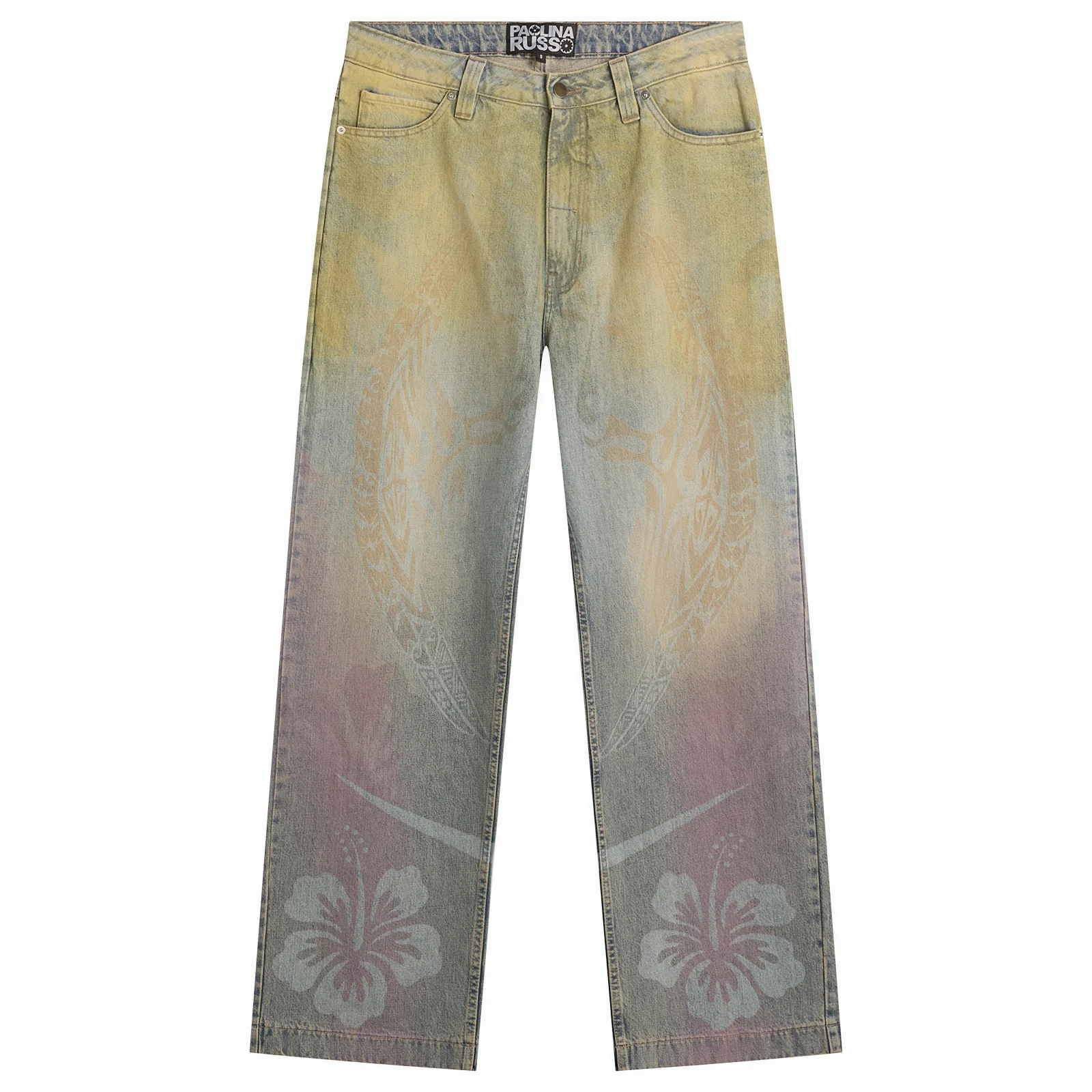 Paolina Russo Denim Baggy Trousers