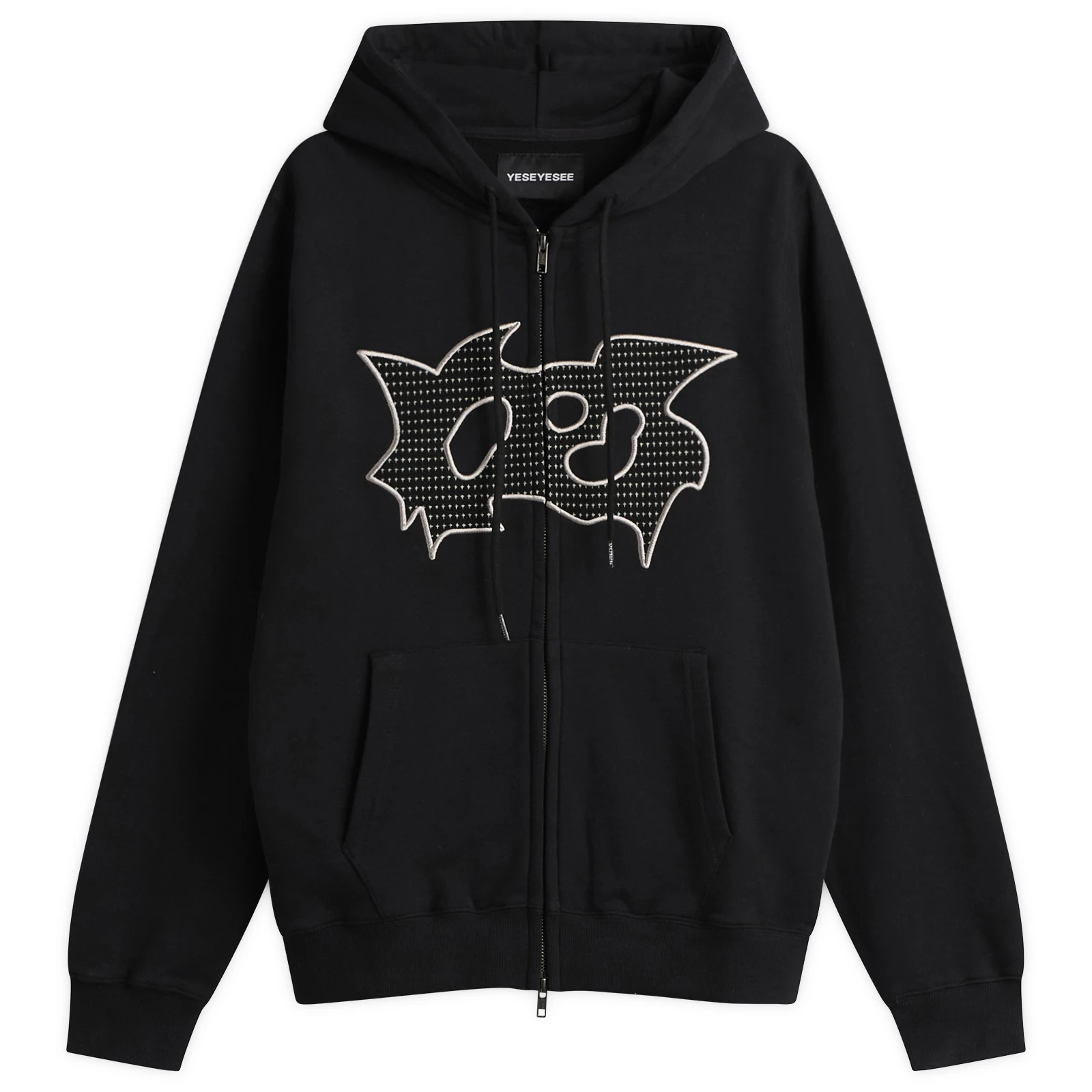 YESEYESEE Bullet Holes Zip-up Hoodie