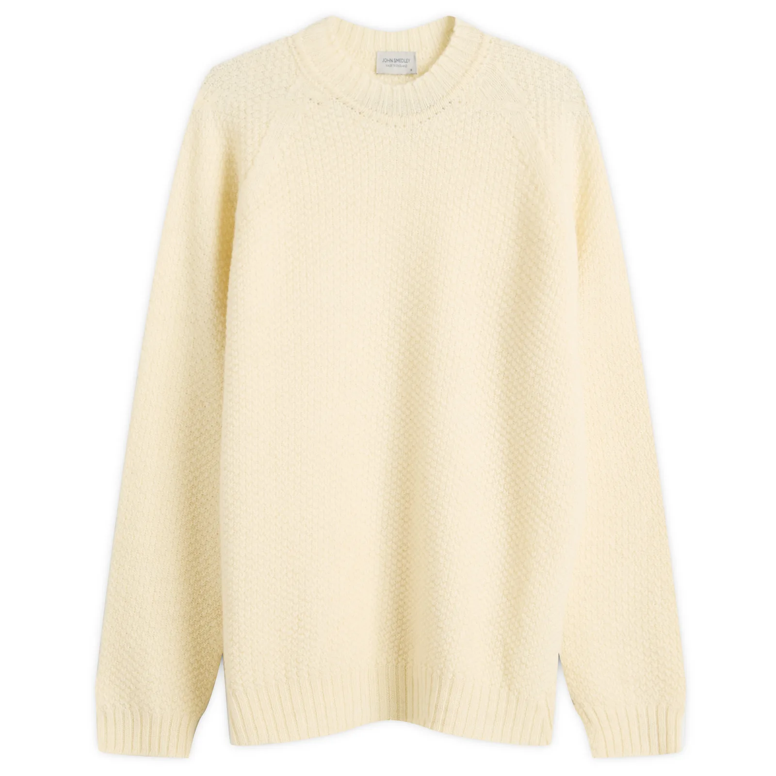 John Smedley Couper Moss Stitch British Wool Jumper