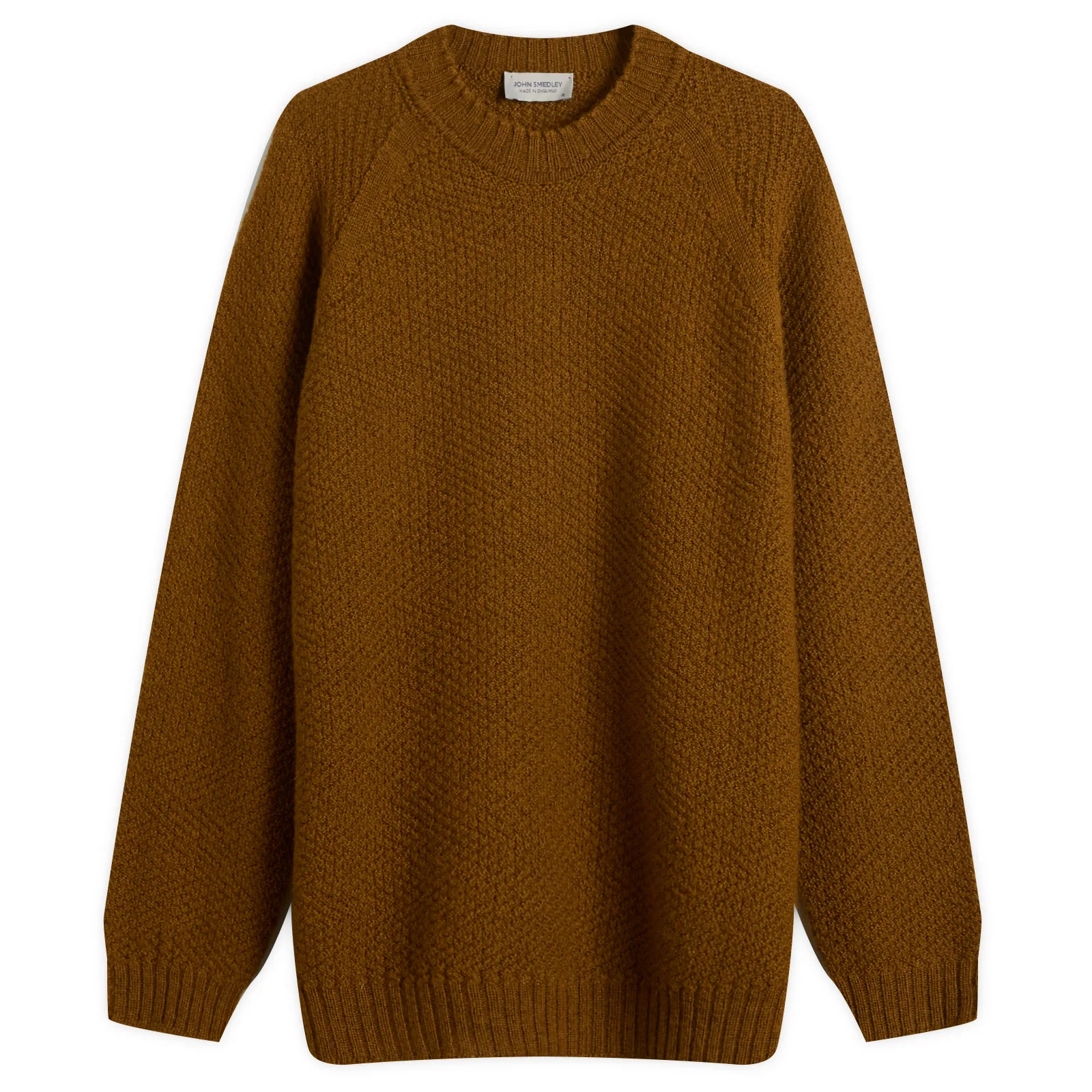 John Smedley Couper Moss Stitch British Wool Jumper
