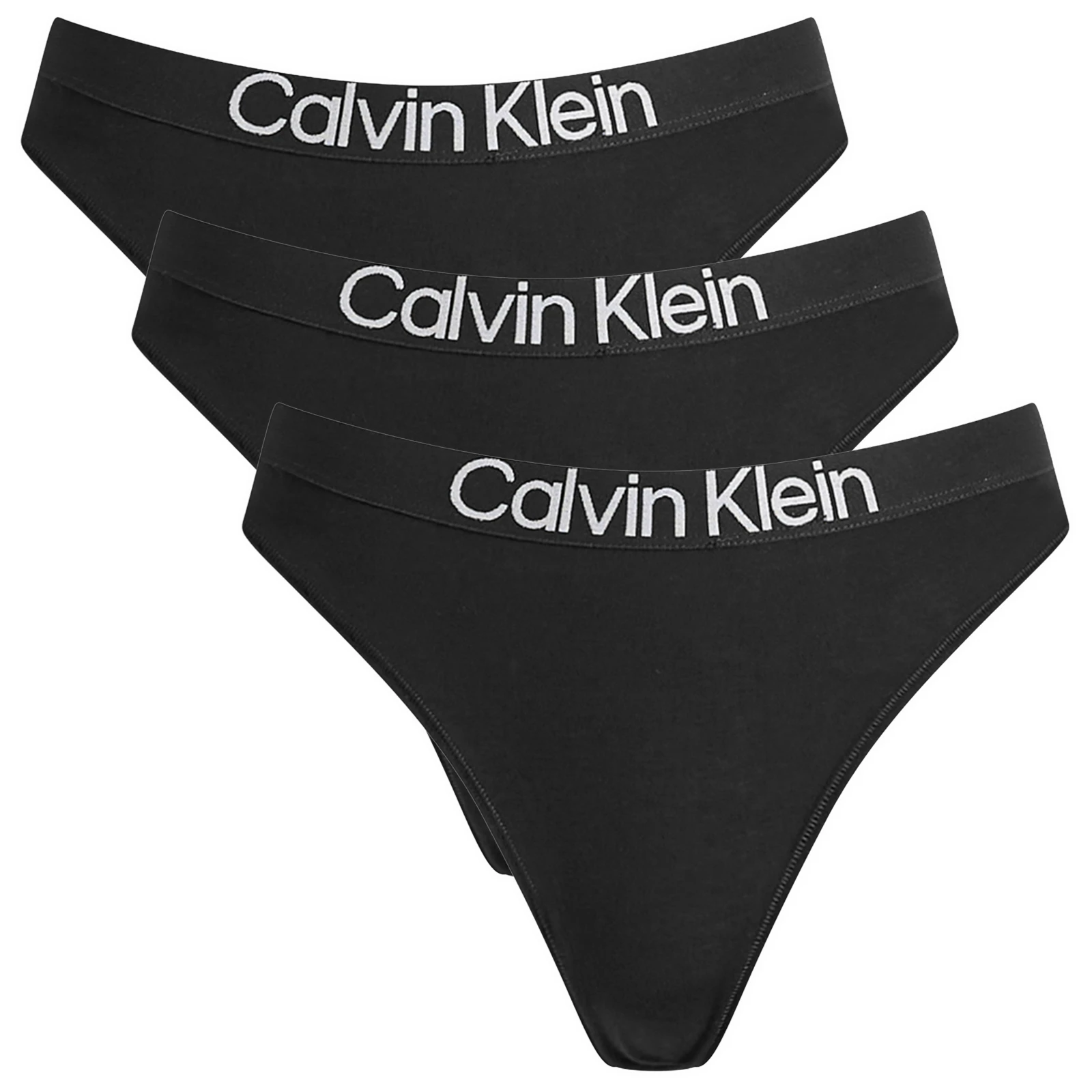 Calvin Klein Extra Soft Cotton Stretch Thong - 3 Pack