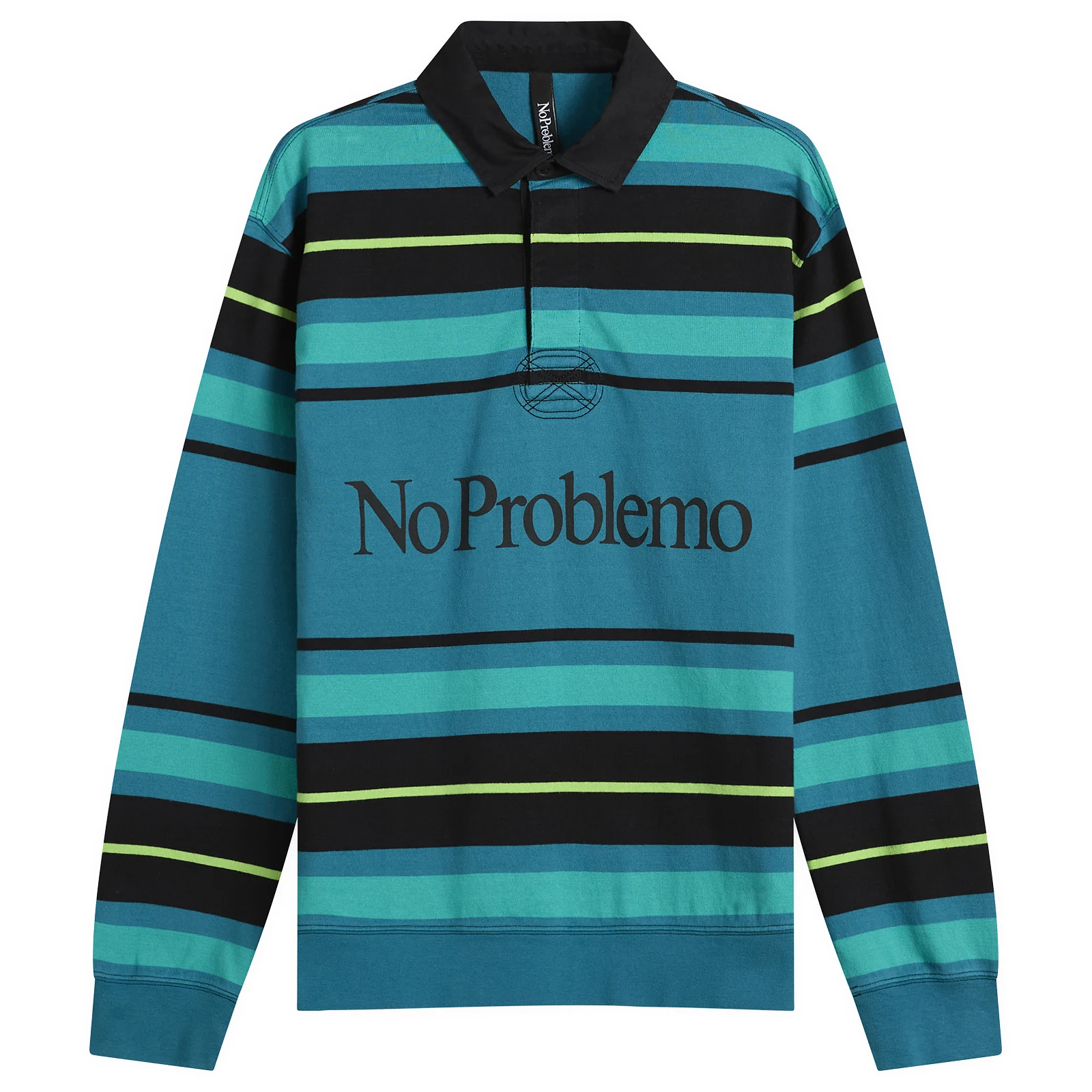 No Problemo Striped Rugby Shirt