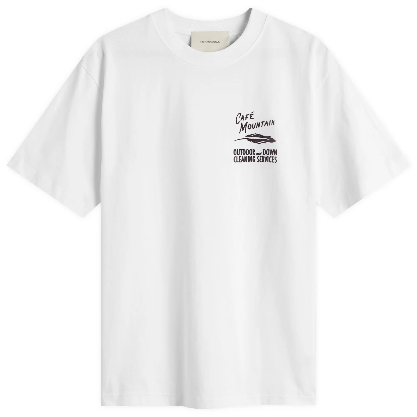 Café Mountain Down Cleaning Duck T-Shirt