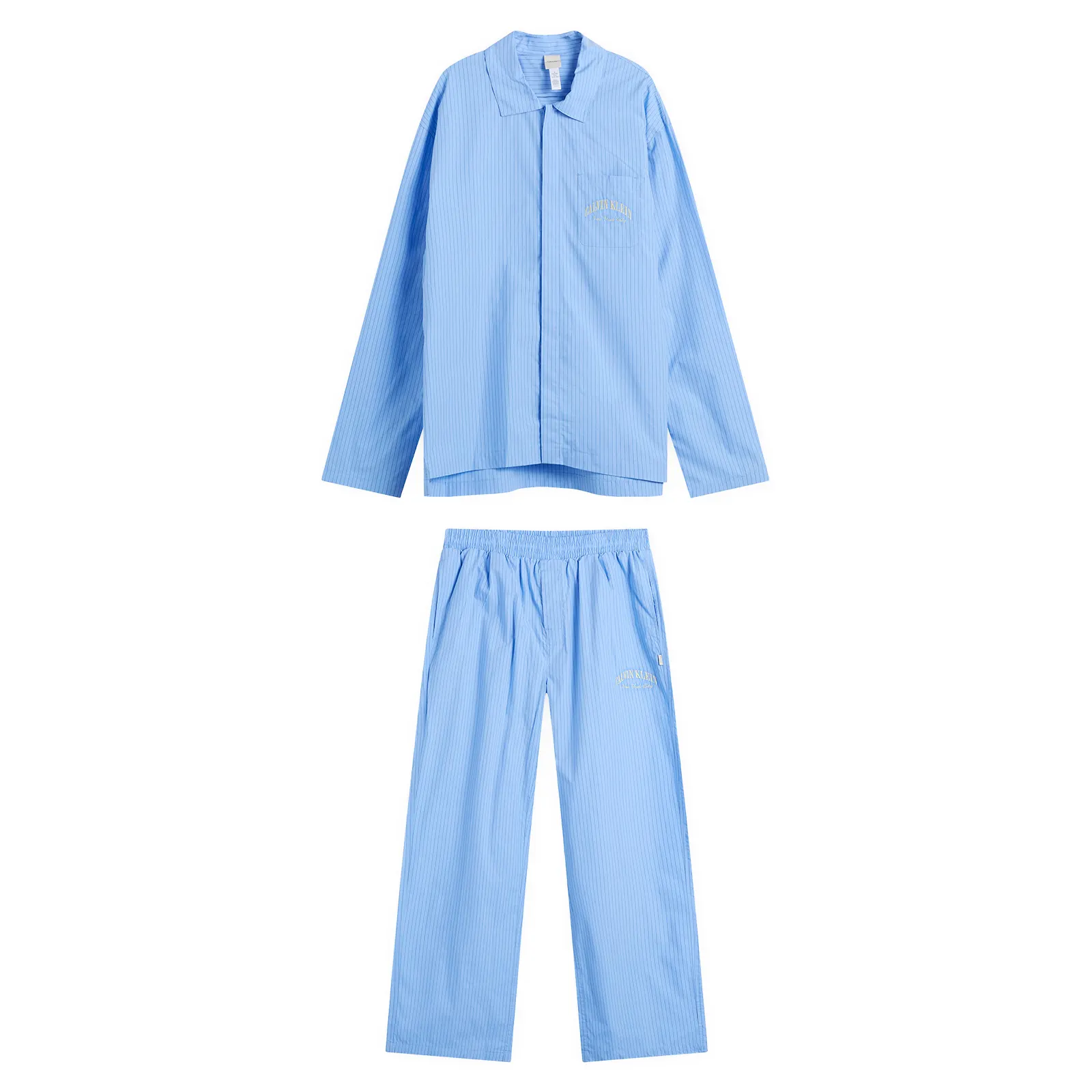 Calvin Klein Heritage Crest Cotton Poplin Pyjama Set