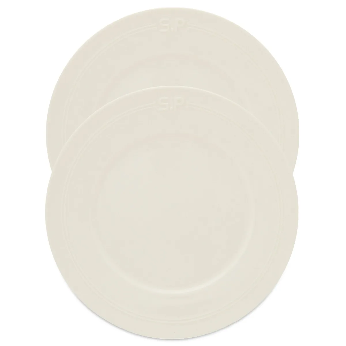 Service Projects Métier Embossed Lunch Plate - Set of 2