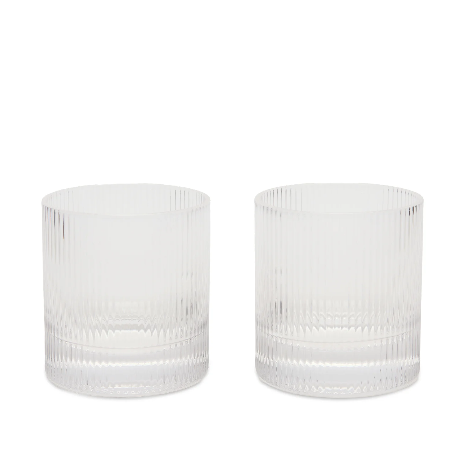 ferm LIVING Ripple Tumbler Glasses - Set of 2