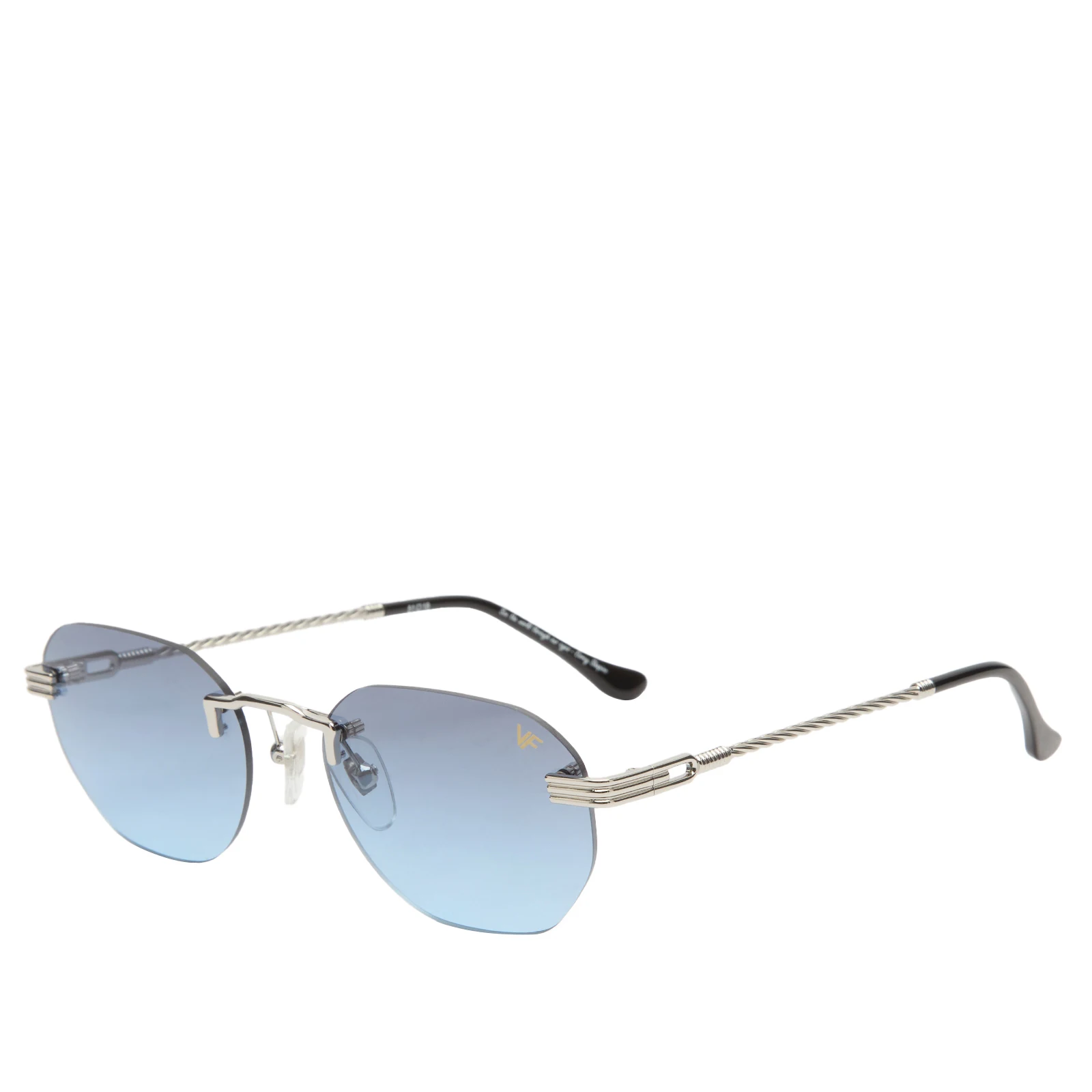Vintage Frames Company Detroit Player Rimless Sunglasses