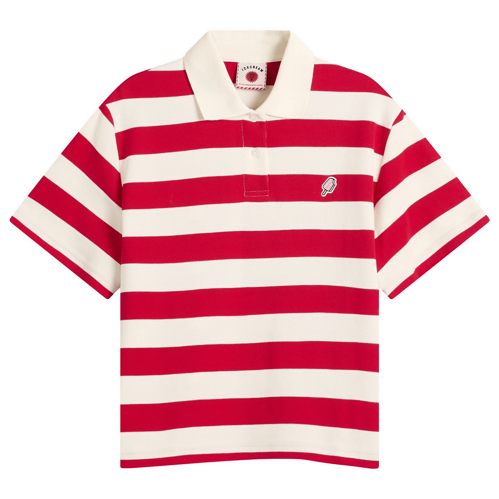ICECREAM Popsicle Striped Polo Shirt
