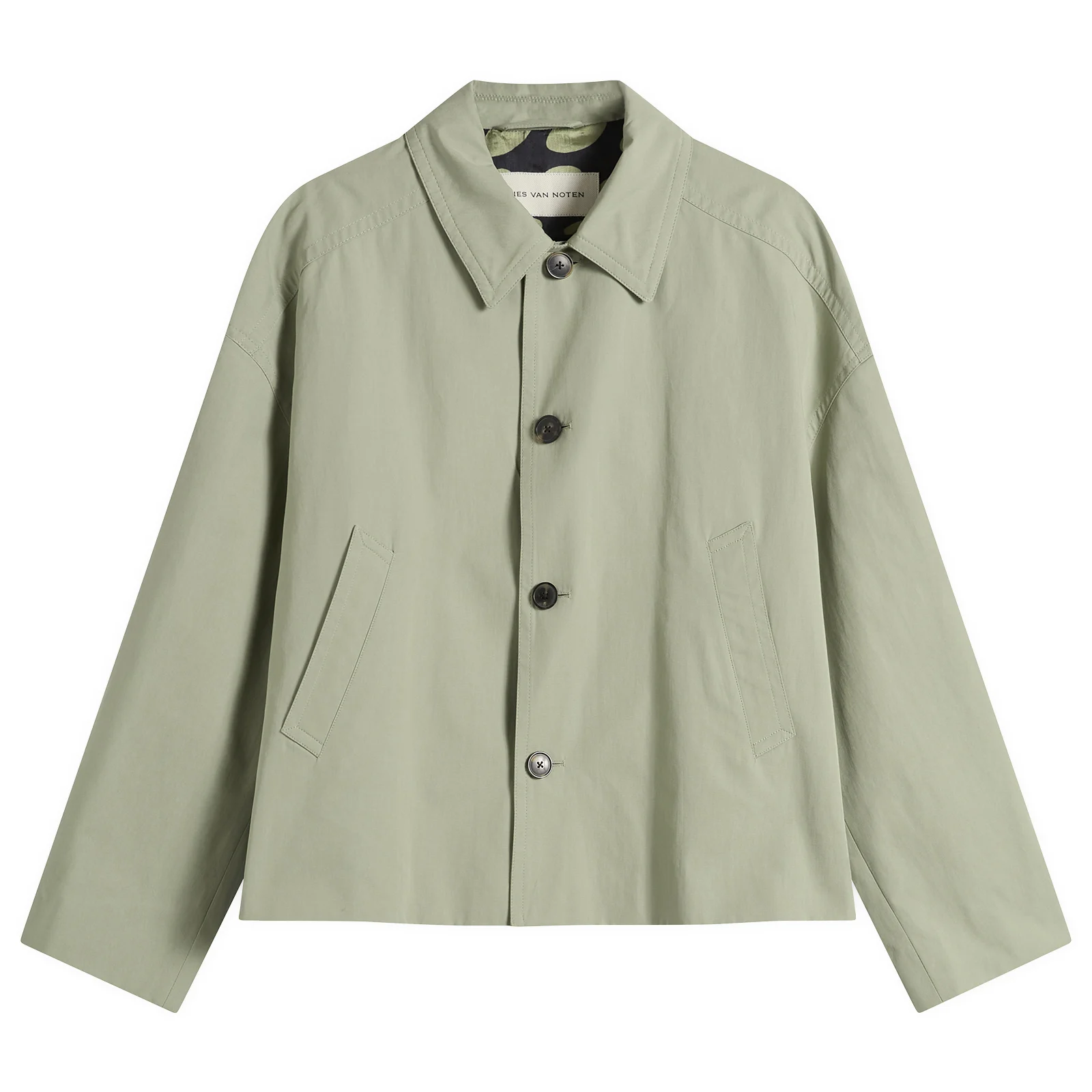 Dries Van Noten Washed Heavyweight Cotton Jacket