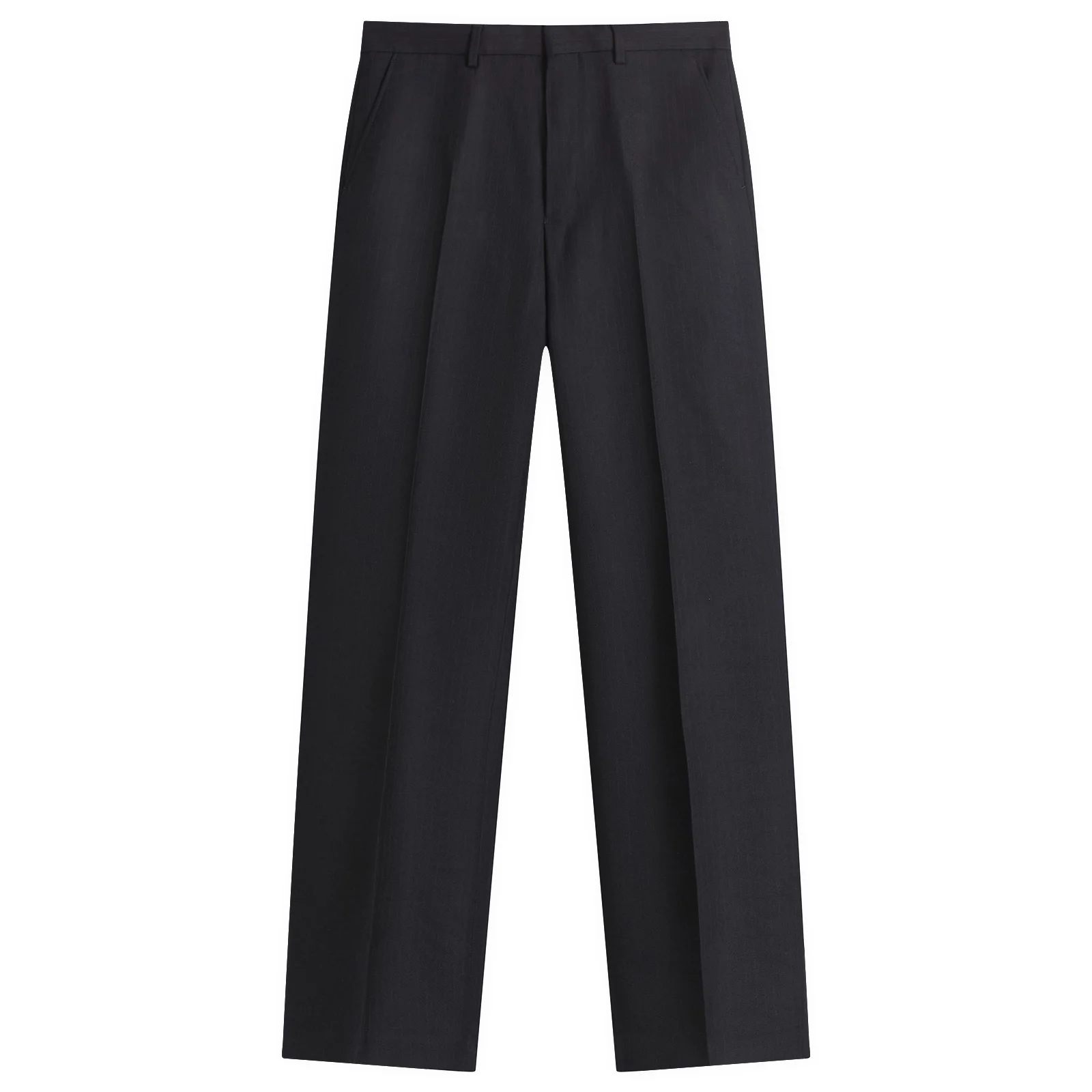 Dries Van Noten Pinstripe Worsted Wool Trouser