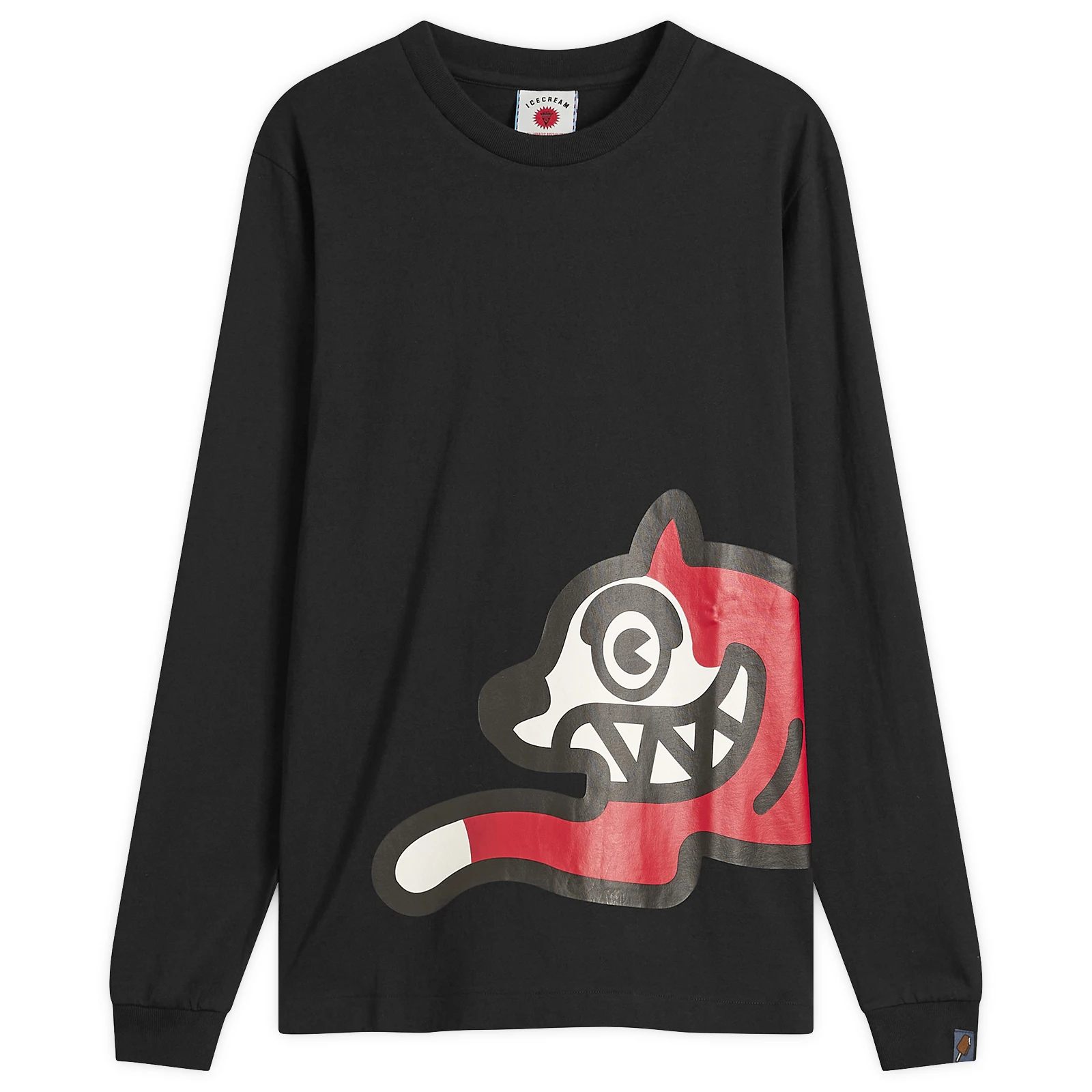 ICECREAM Jumbo Running Dog Long Sleeve T-Shirt