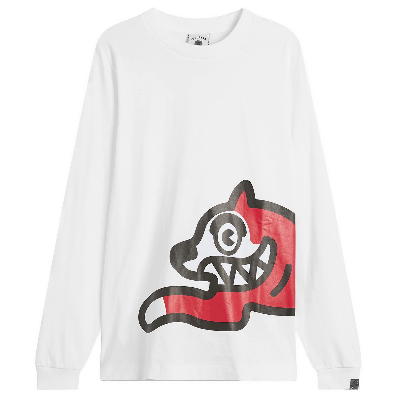 ICECREAM Jumbo Running Dog Long Sleeve T-Shirt