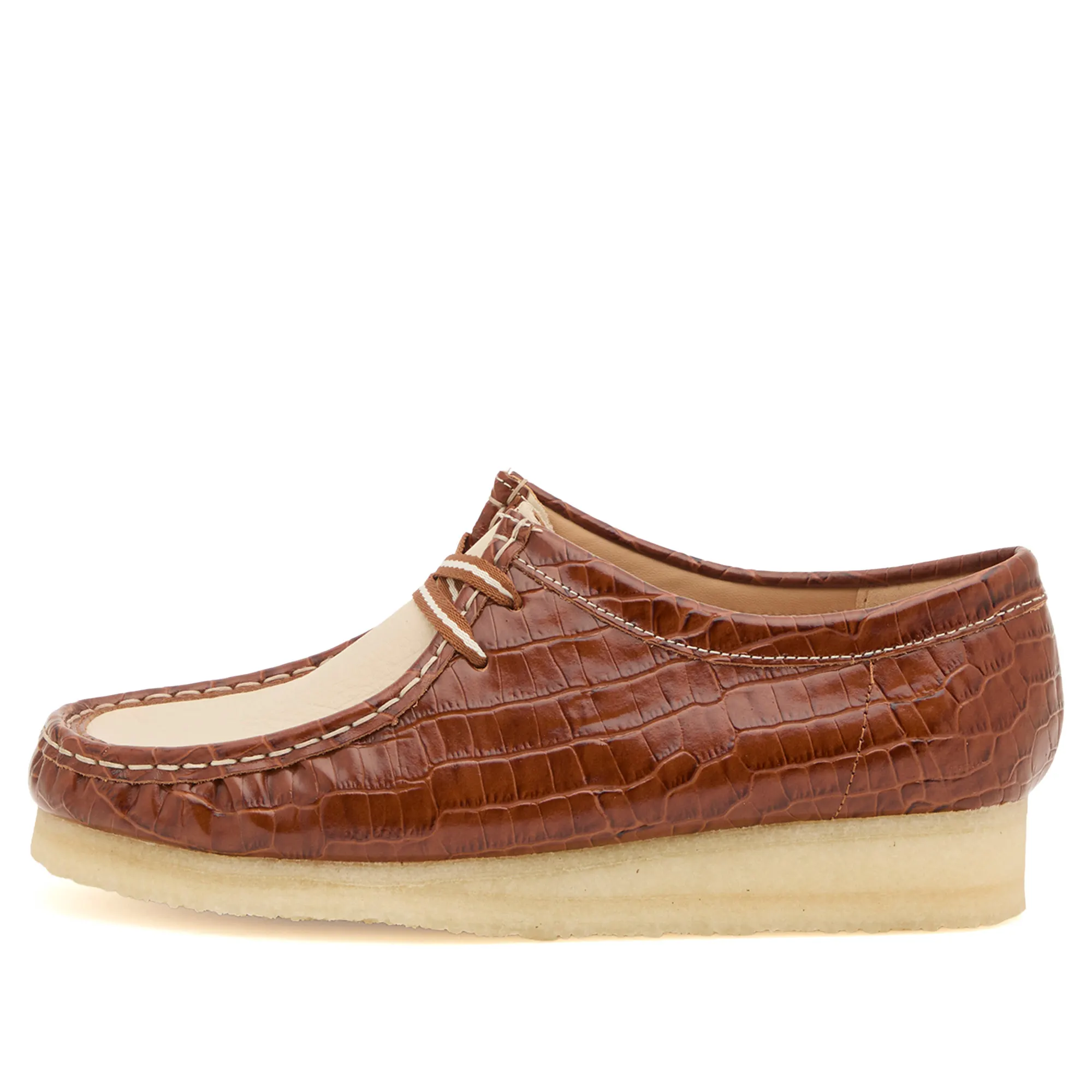 Clarks Originals Croc patent Wallabee Boot