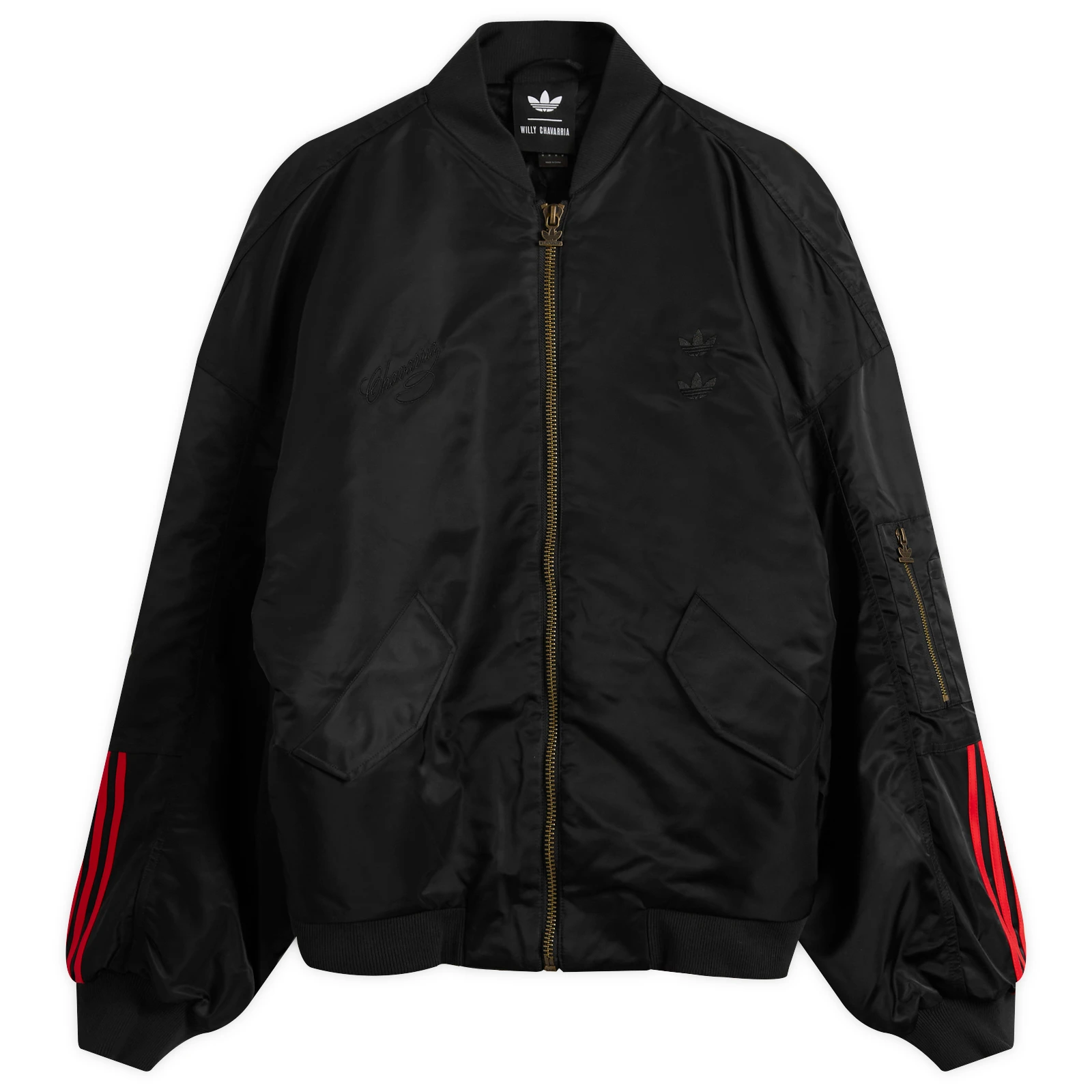 adidas x Willy Chavarria Satin Bomber Jacket